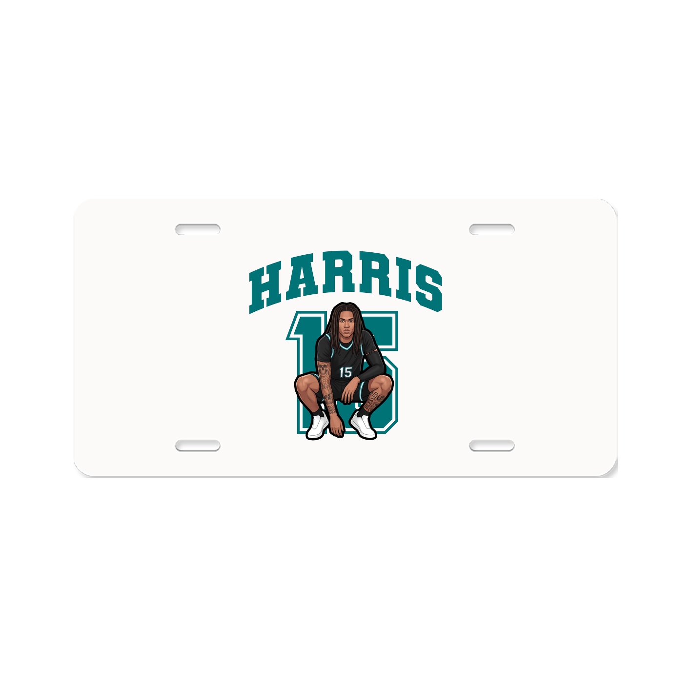 License Plate — Number in Classic