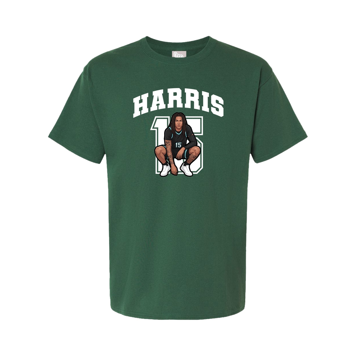 Tee — Number in Green