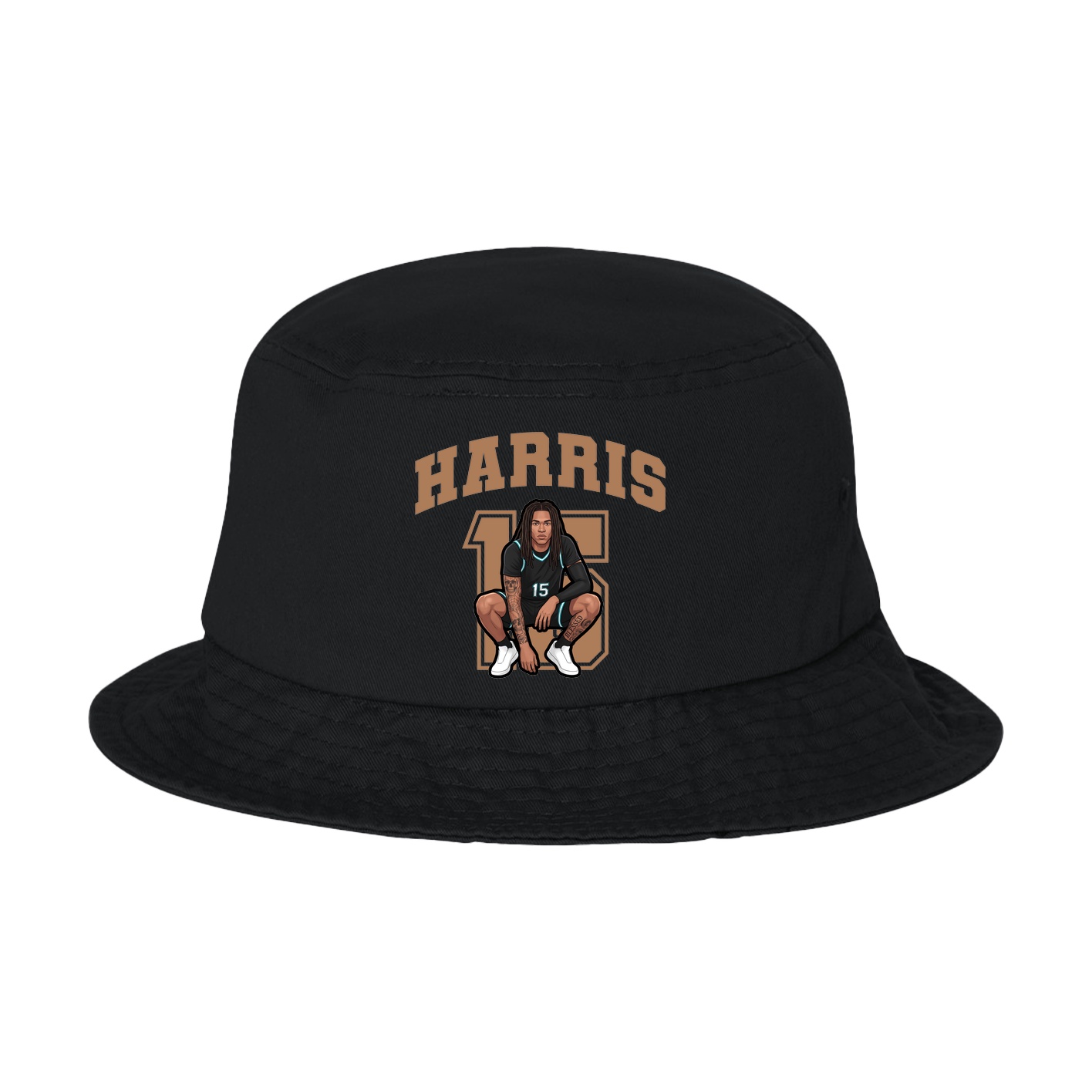 Bucket Cap — Number in Black