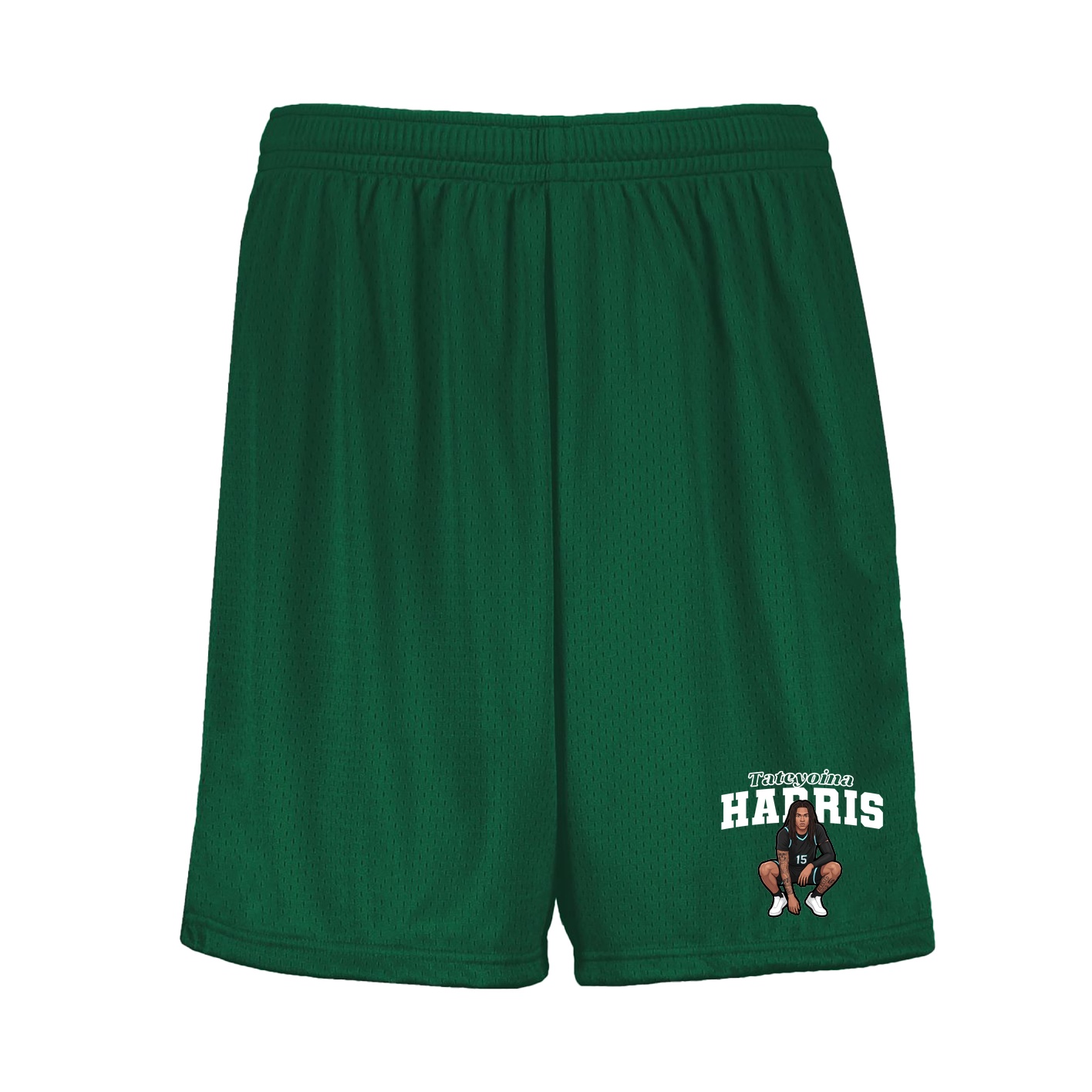 Shorts — Name Arch in Green