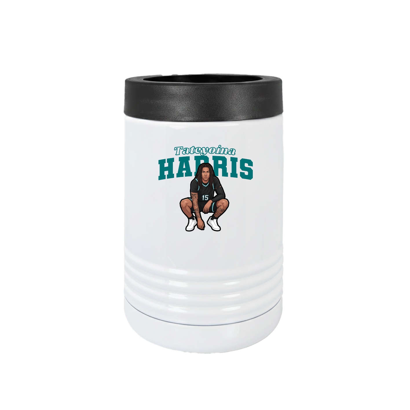 Beverage Holder — Name Arch in White