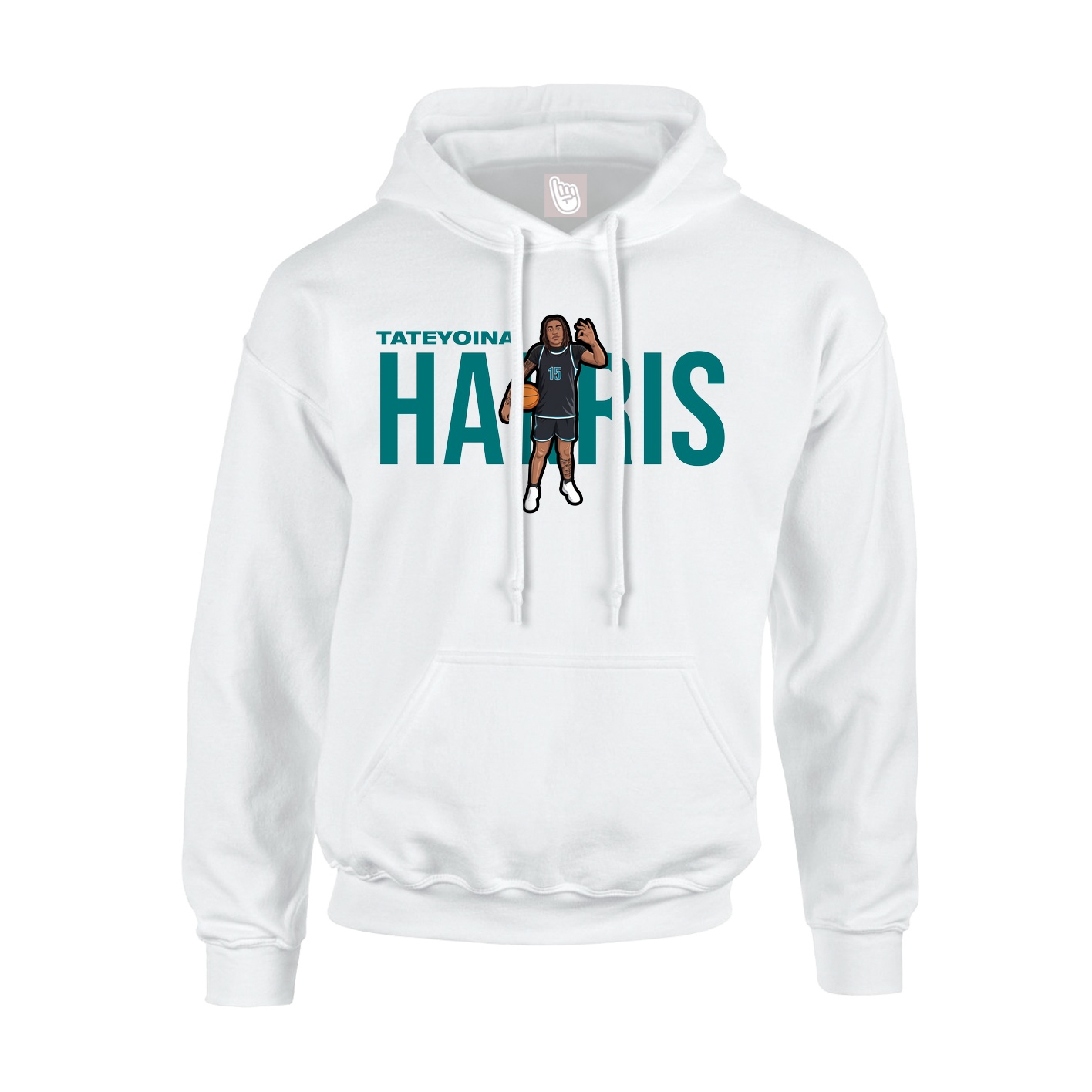 Hoodie — Player Name in White