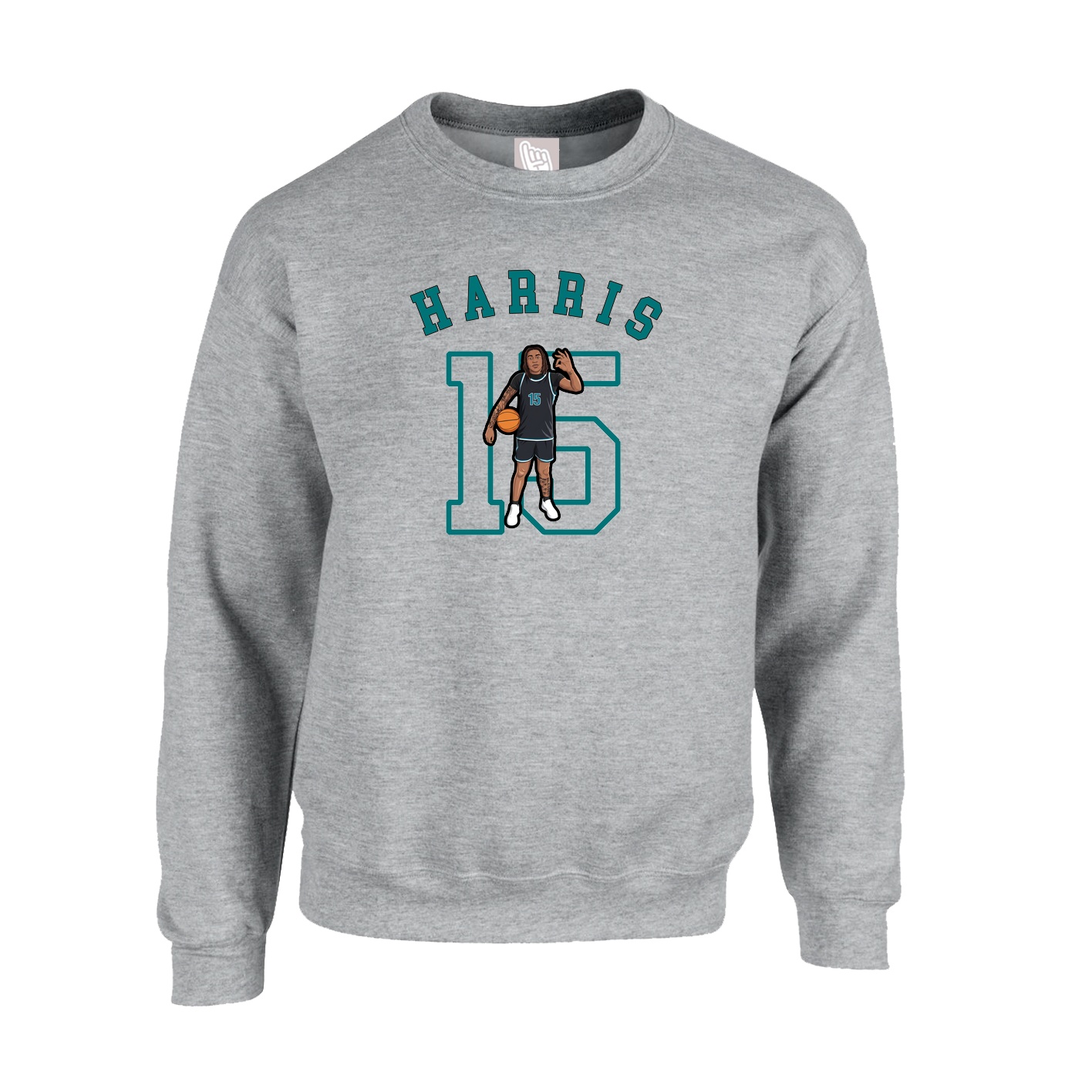 Fleece Crew — Shirsey Arch in Grey