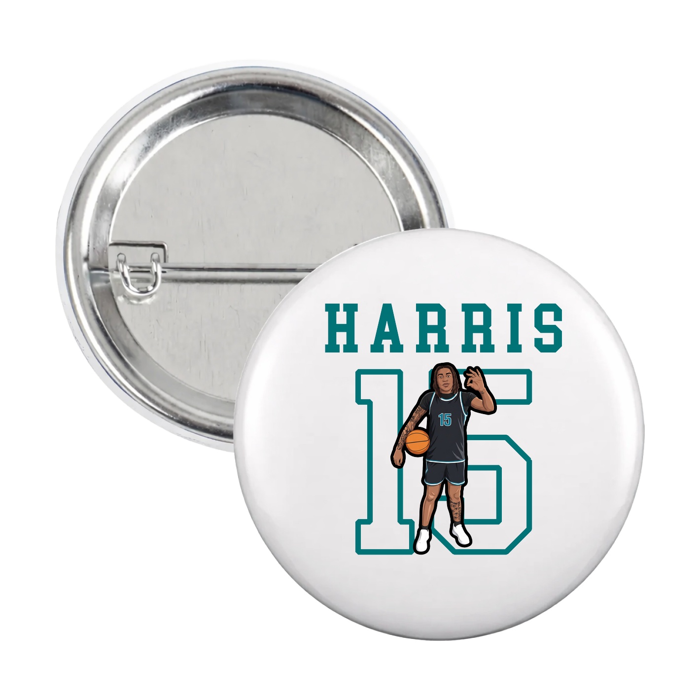 Game Day Button — Shirsey in White