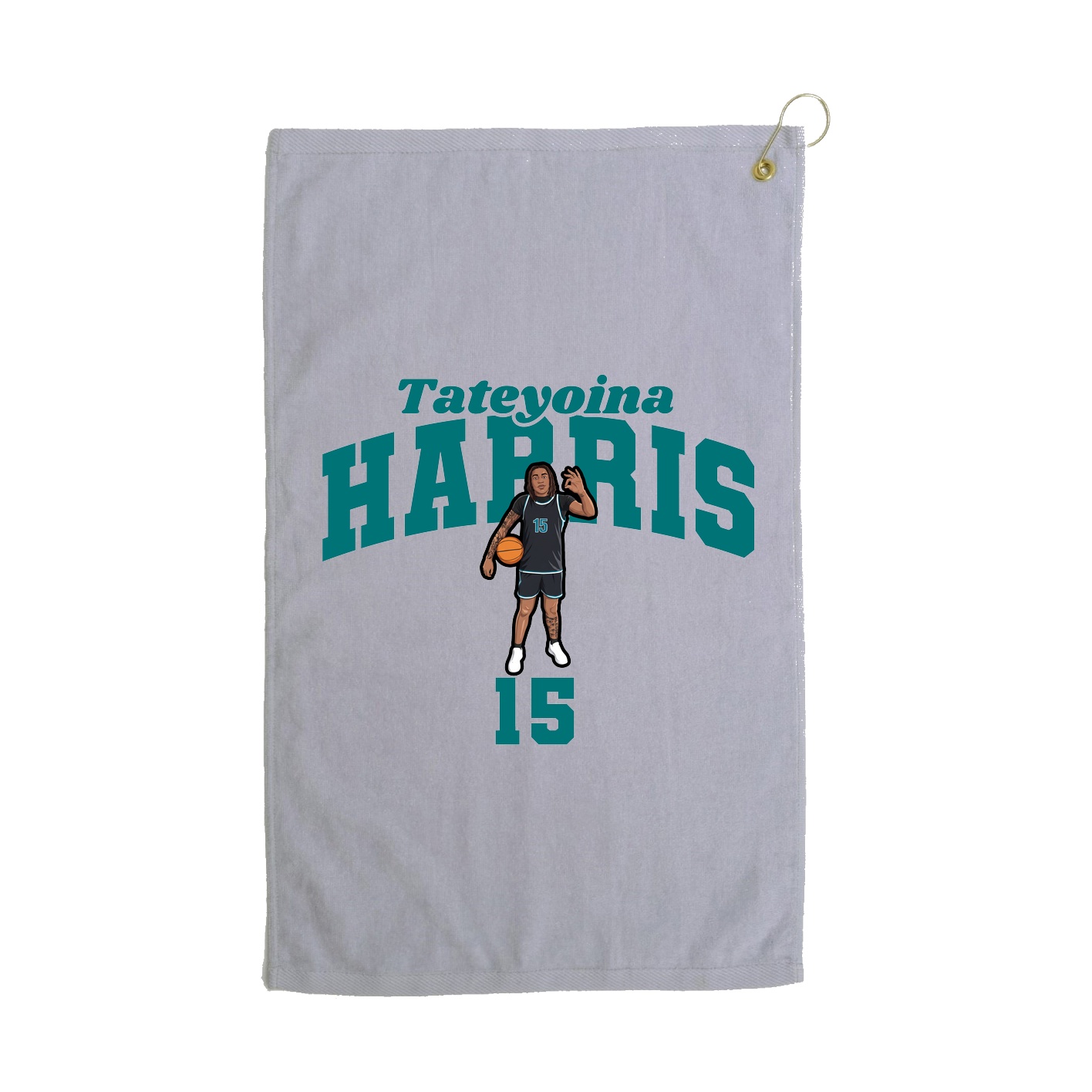 Golf Towel — Signature Arch in Grey