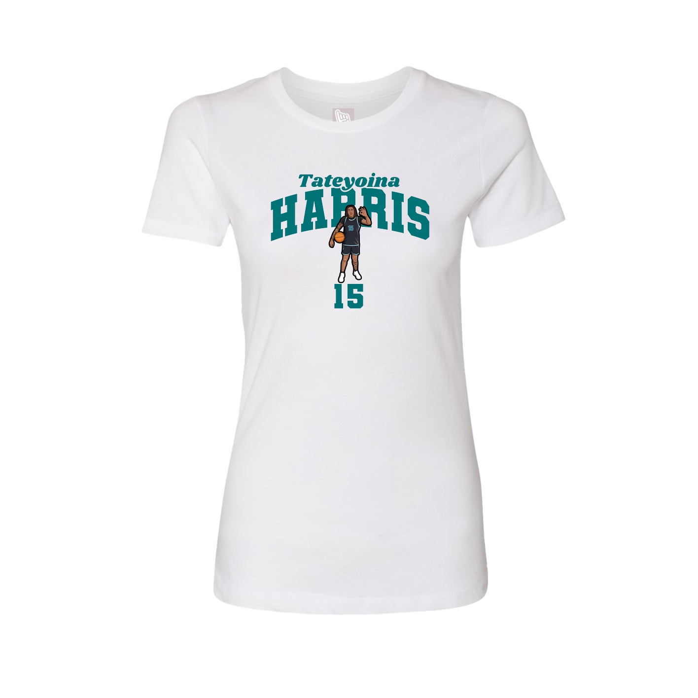 Womens Tee — Signature Arch in White