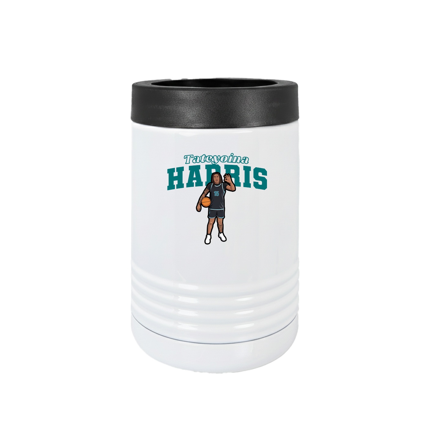 Beverage Holder — Name Arch in White