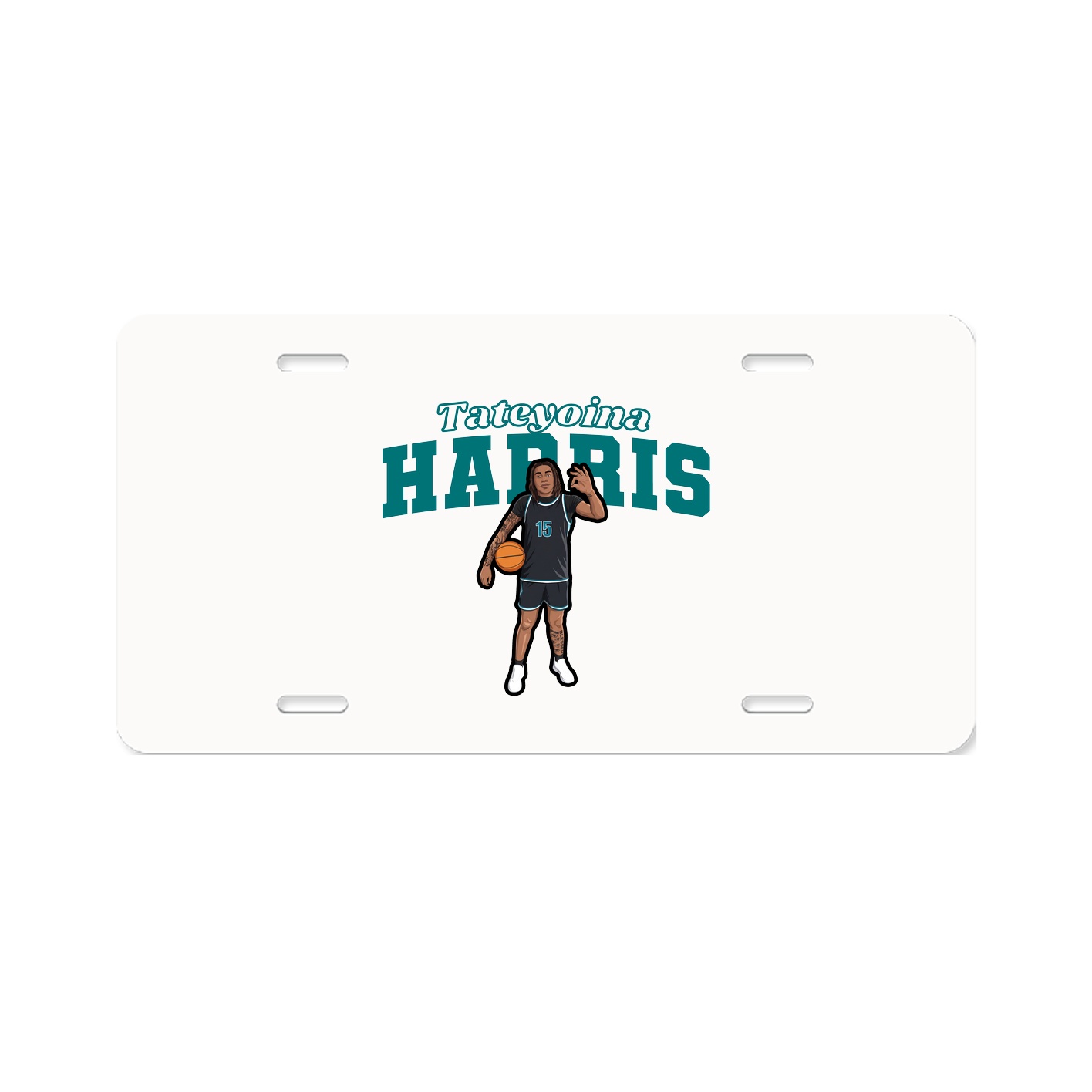 License Plate — Name Arch in Classic