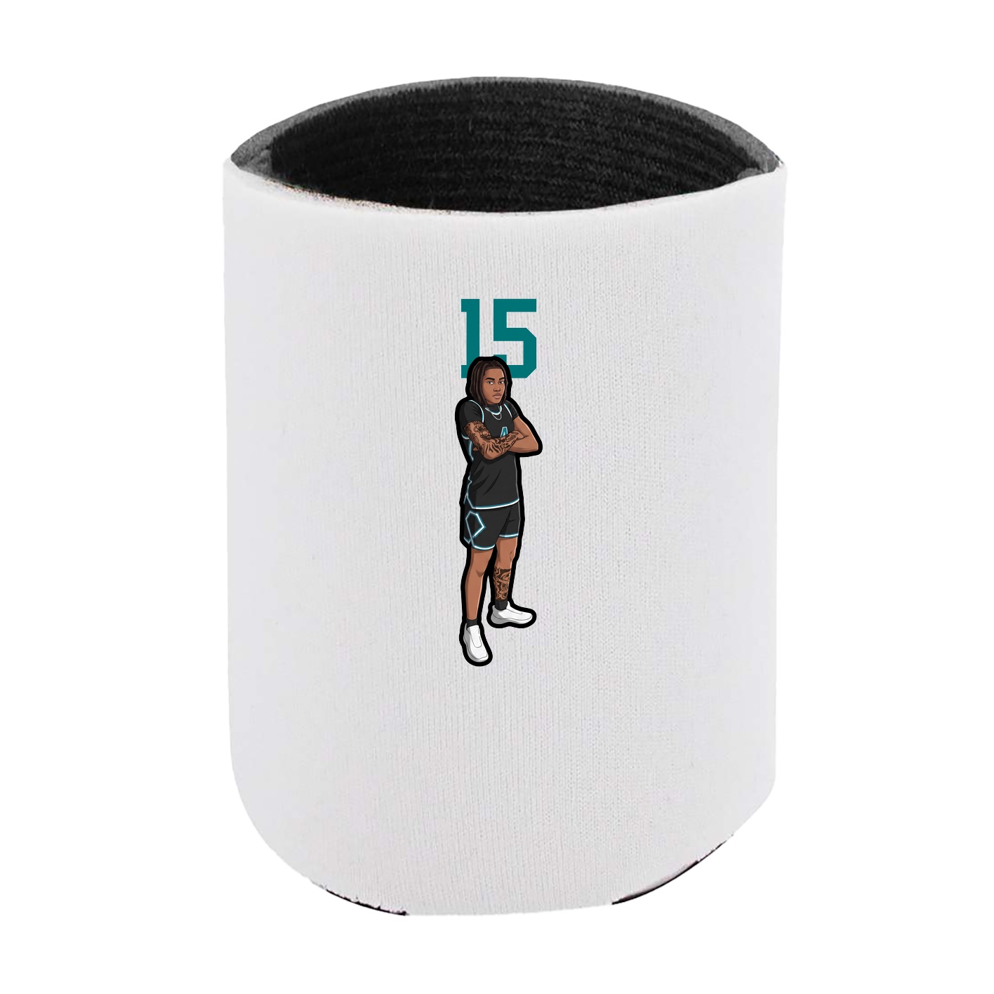 Can Holder — Number Top in White