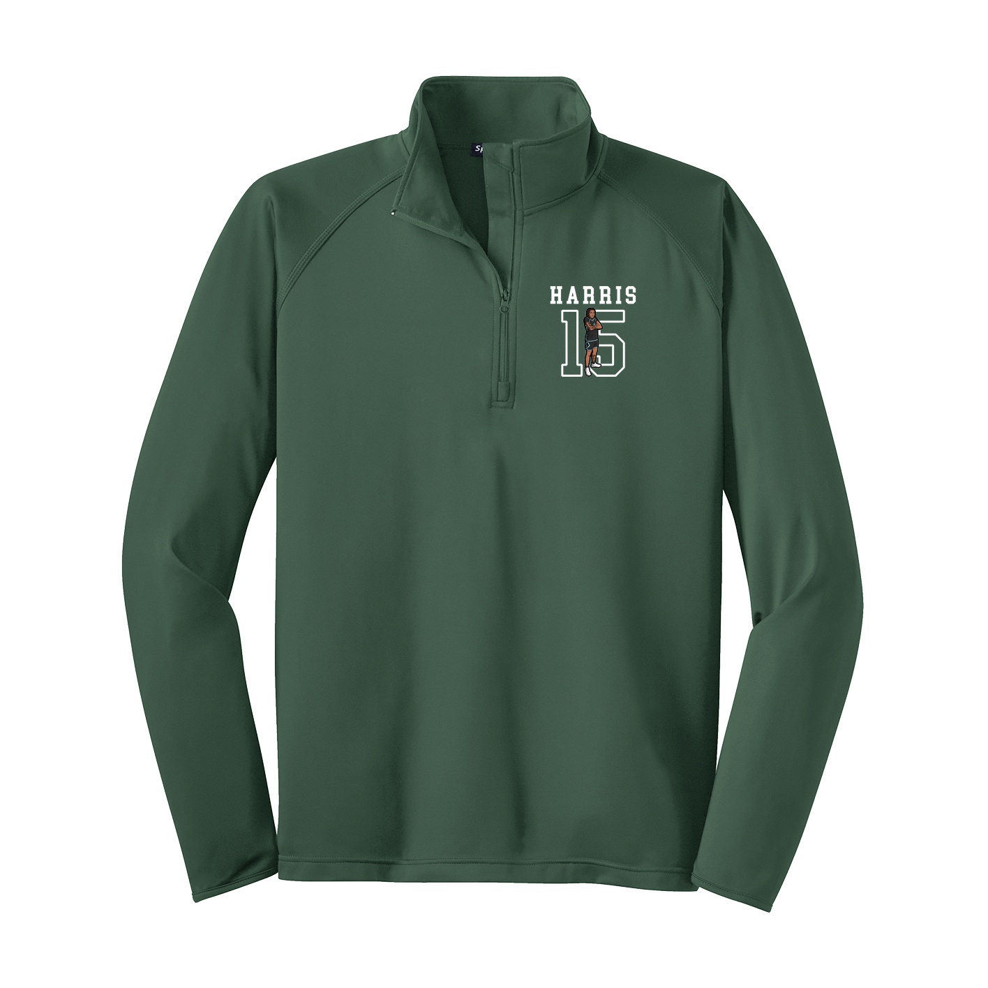 Q-Zip Pullover — Shirsey in Green