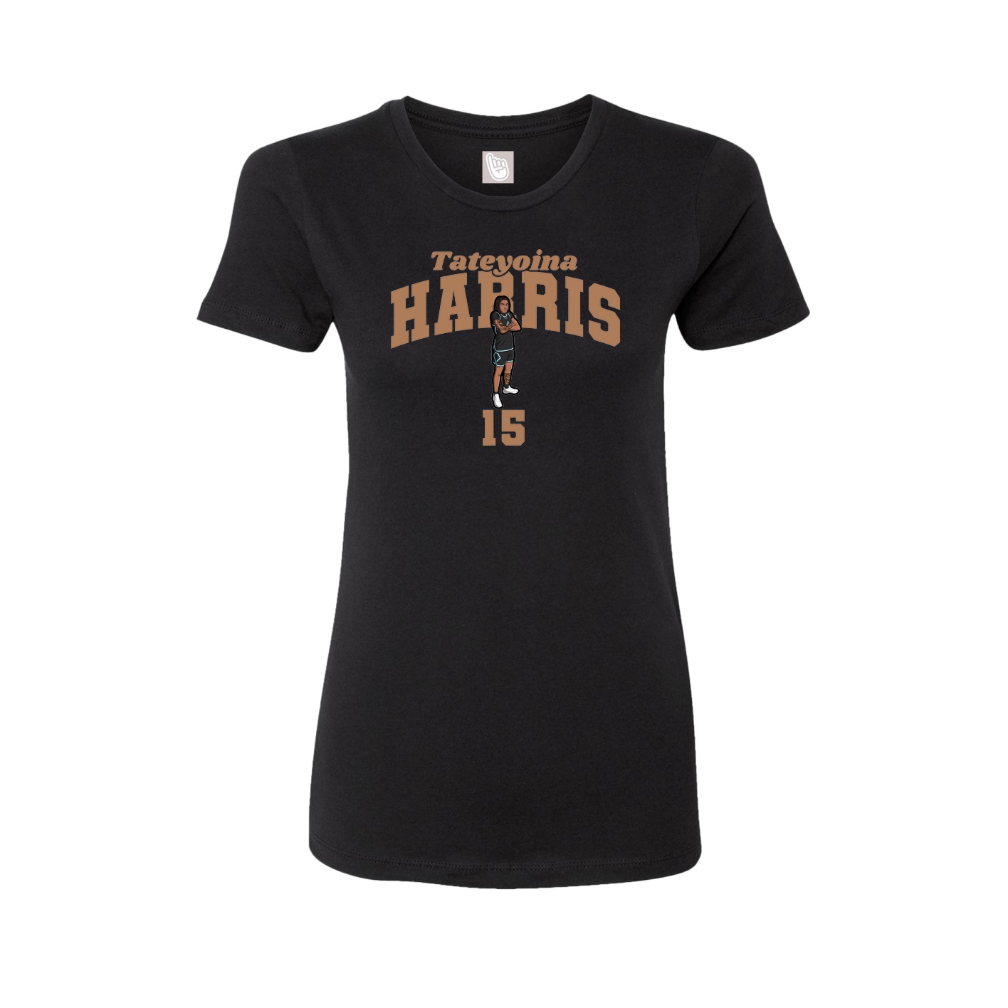Womens Tee — Signature Arch in Black