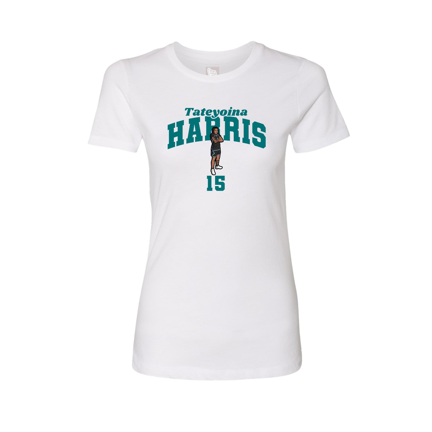 Womens Tee — Signature Arch in White