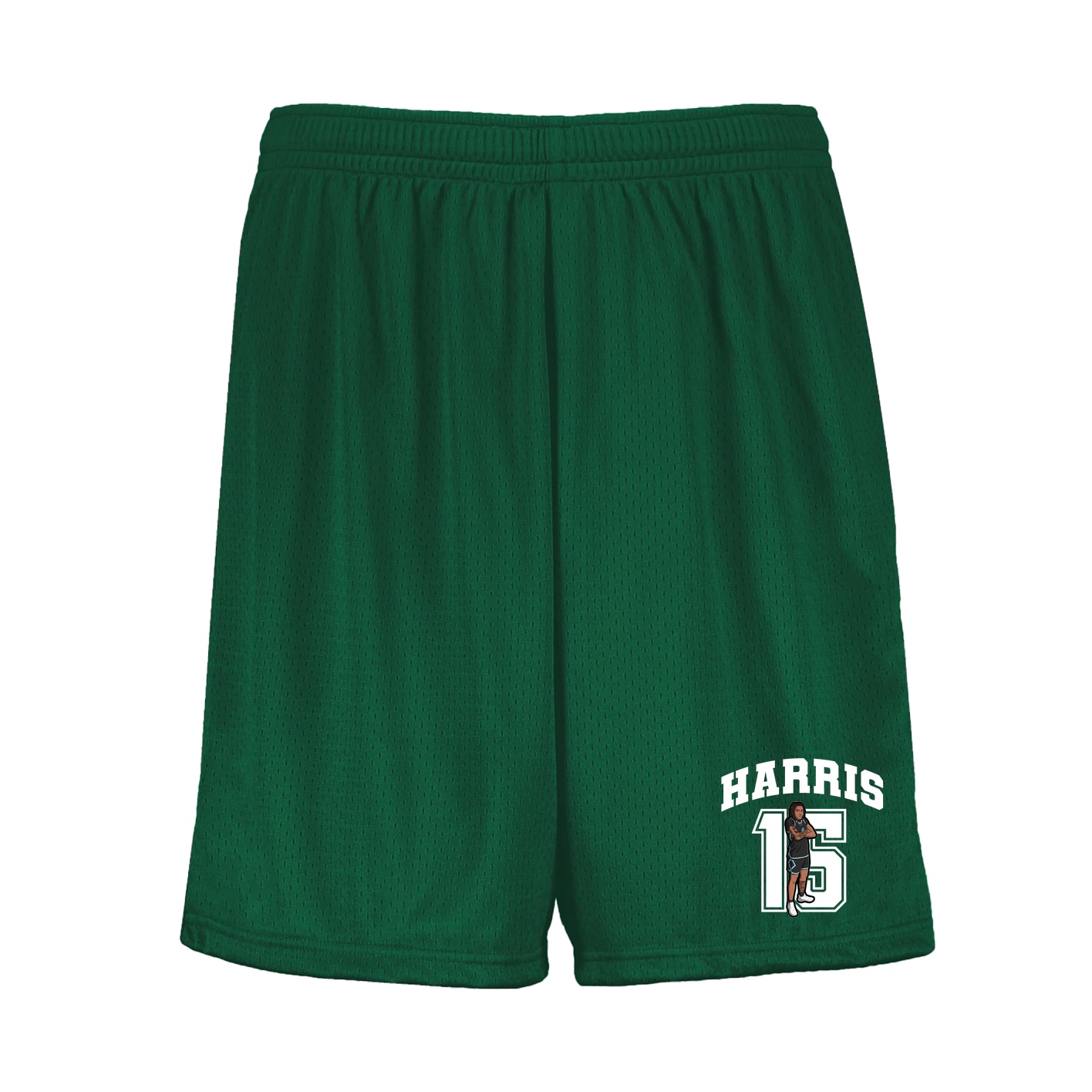 Shorts — Number in Green