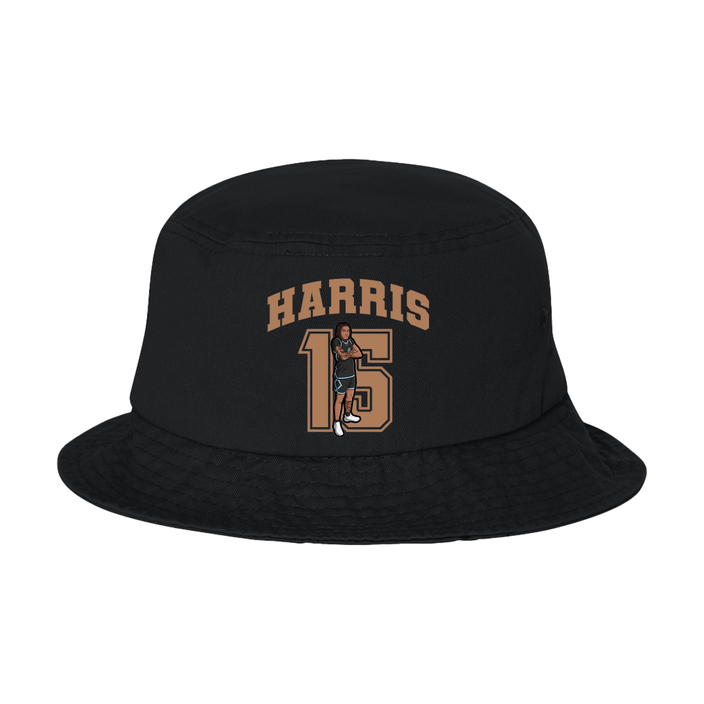 Bucket Cap — Number in Black