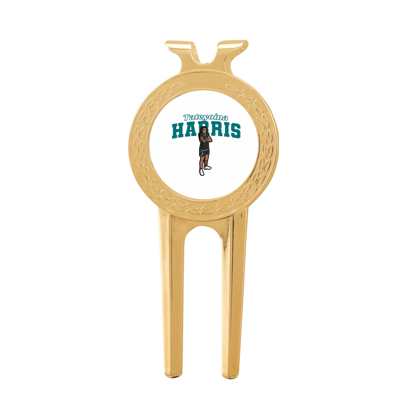 Divot Tool with Ball Marker — Name Arch in Classic