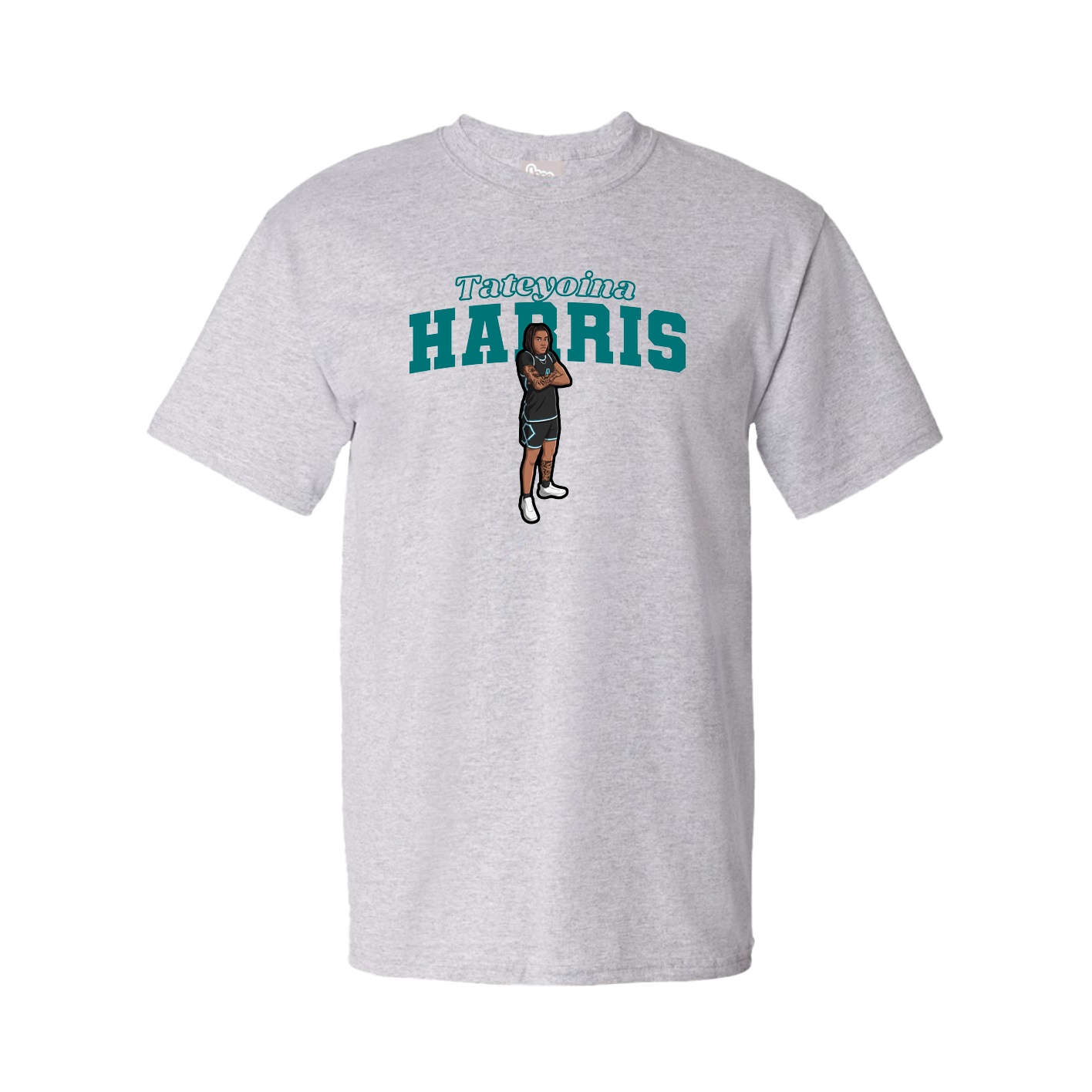 Tee — Name Arch in Grey
