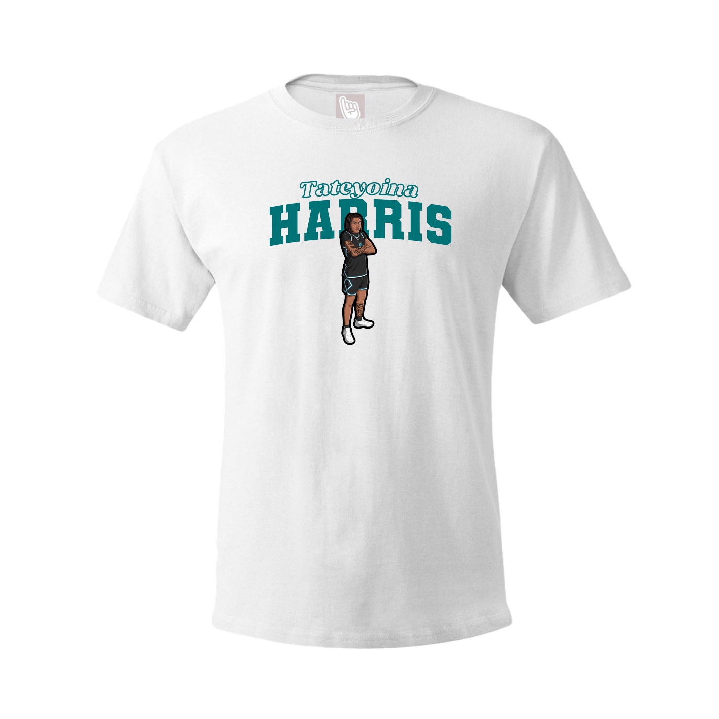 Tee — Name Arch in White