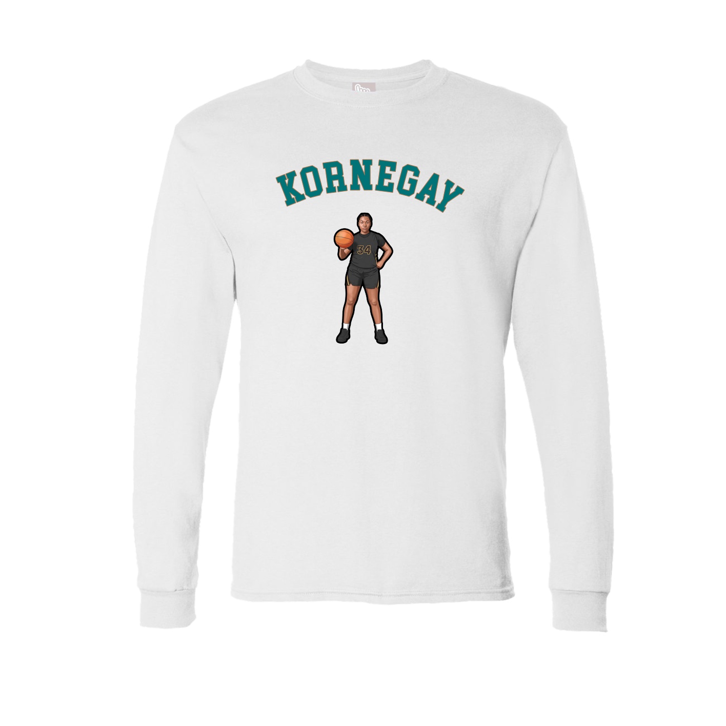 Long Sleeve Tee — Shirsey Arch in White