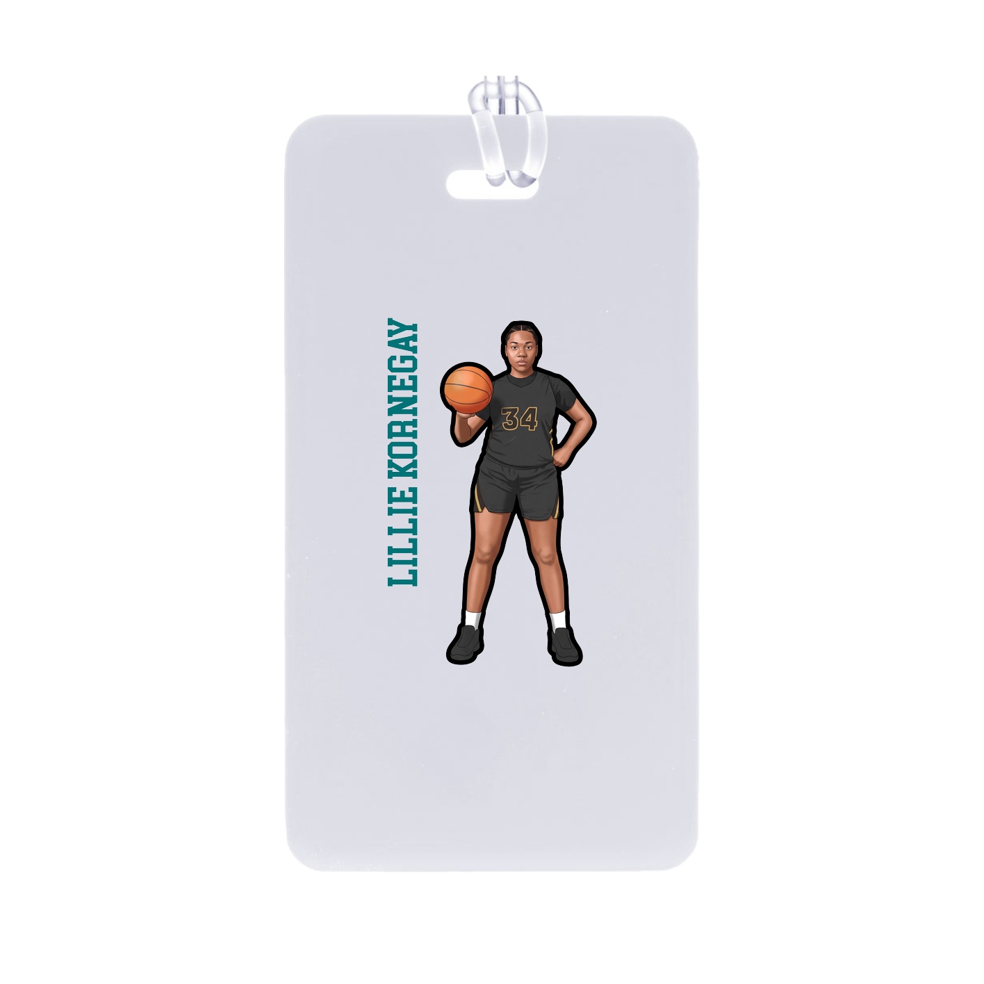 Bag Tag — Name Vertical in Classic