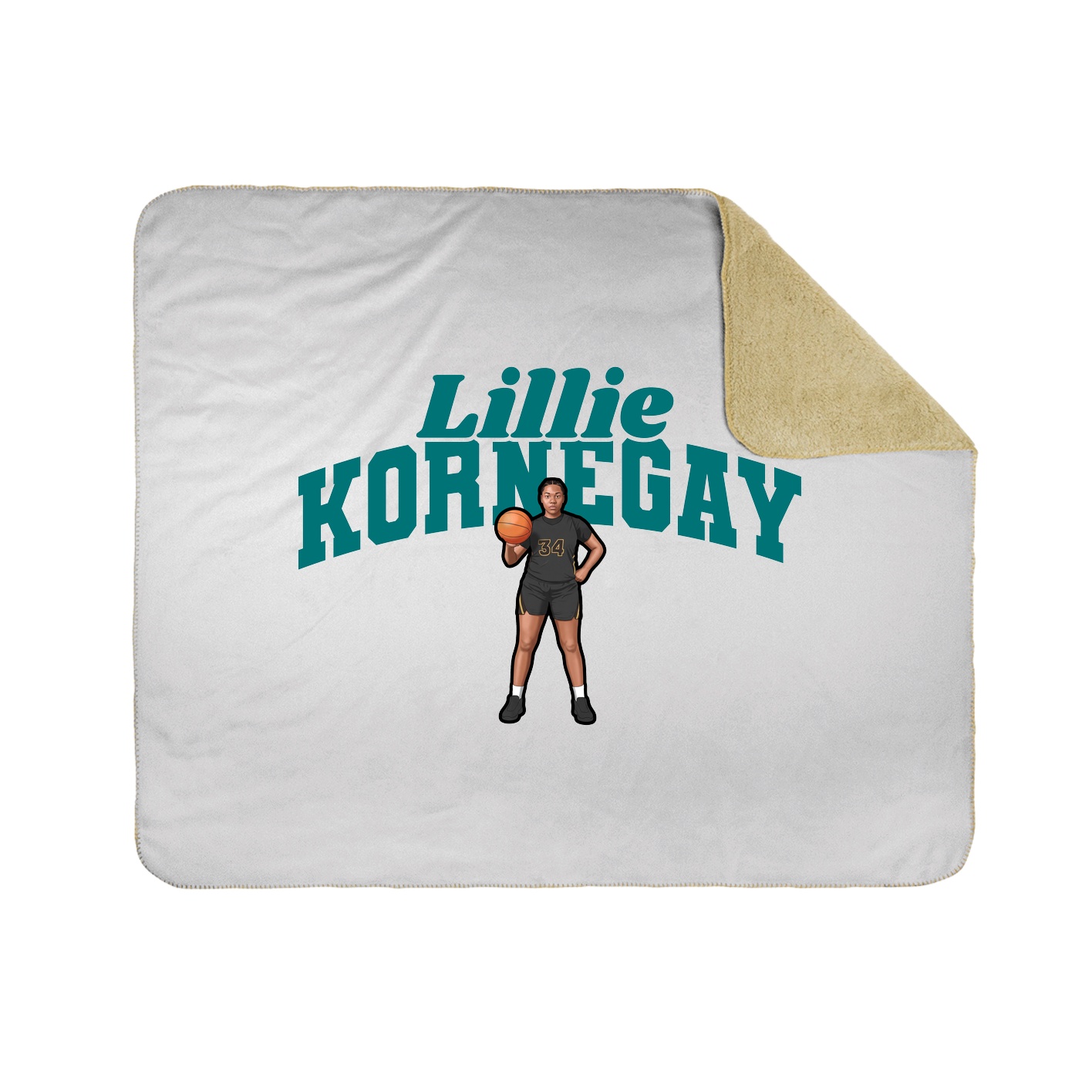 Throw Blanket — Signature Arch in White
