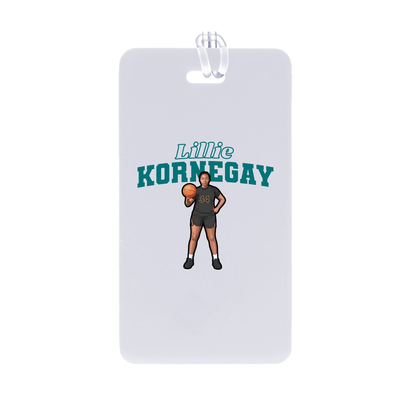 Bag Tag — Name Arch in Classic