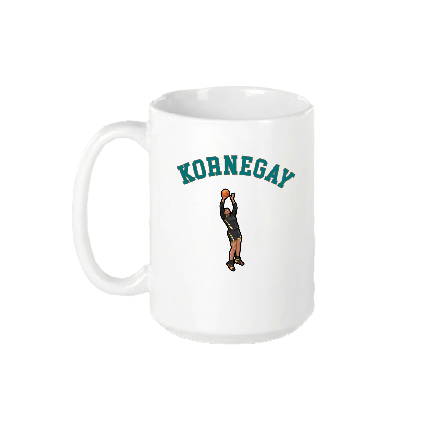 15oz Coffee Mug — Shirsey Arch in White