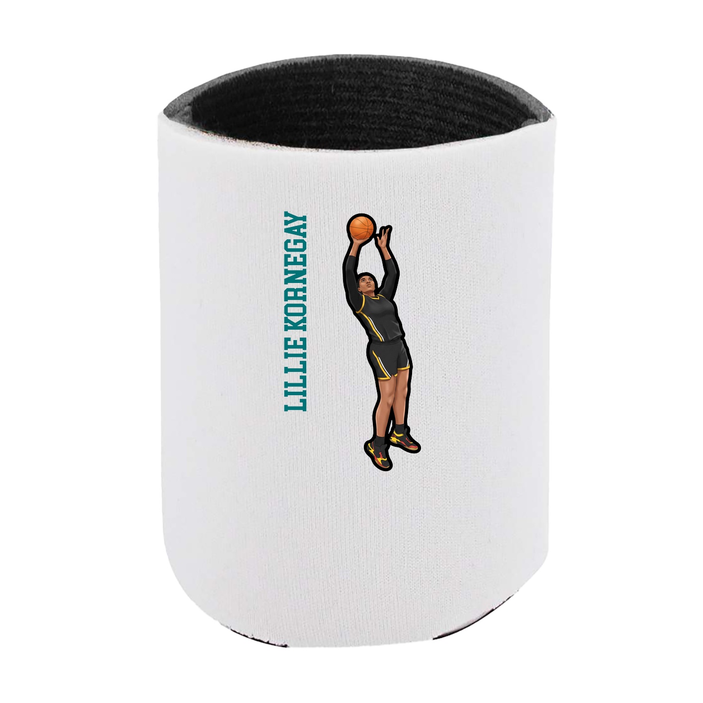 Can Holder — Name Vertical in White