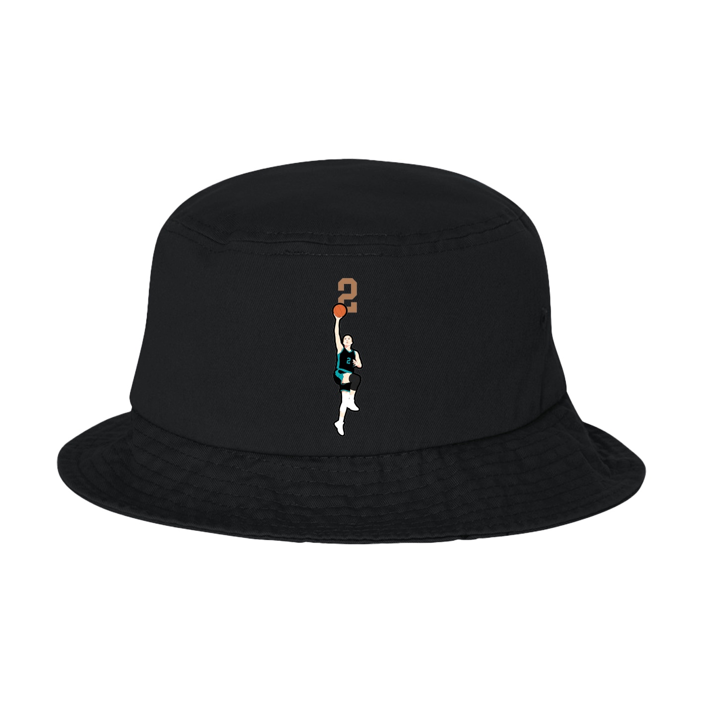 Bucket Cap — Number Top in Black