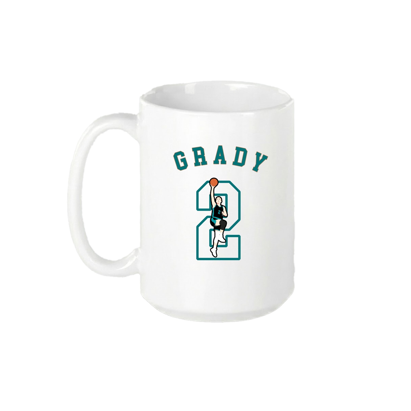 15oz Coffee Mug — Shirsey Arch in White