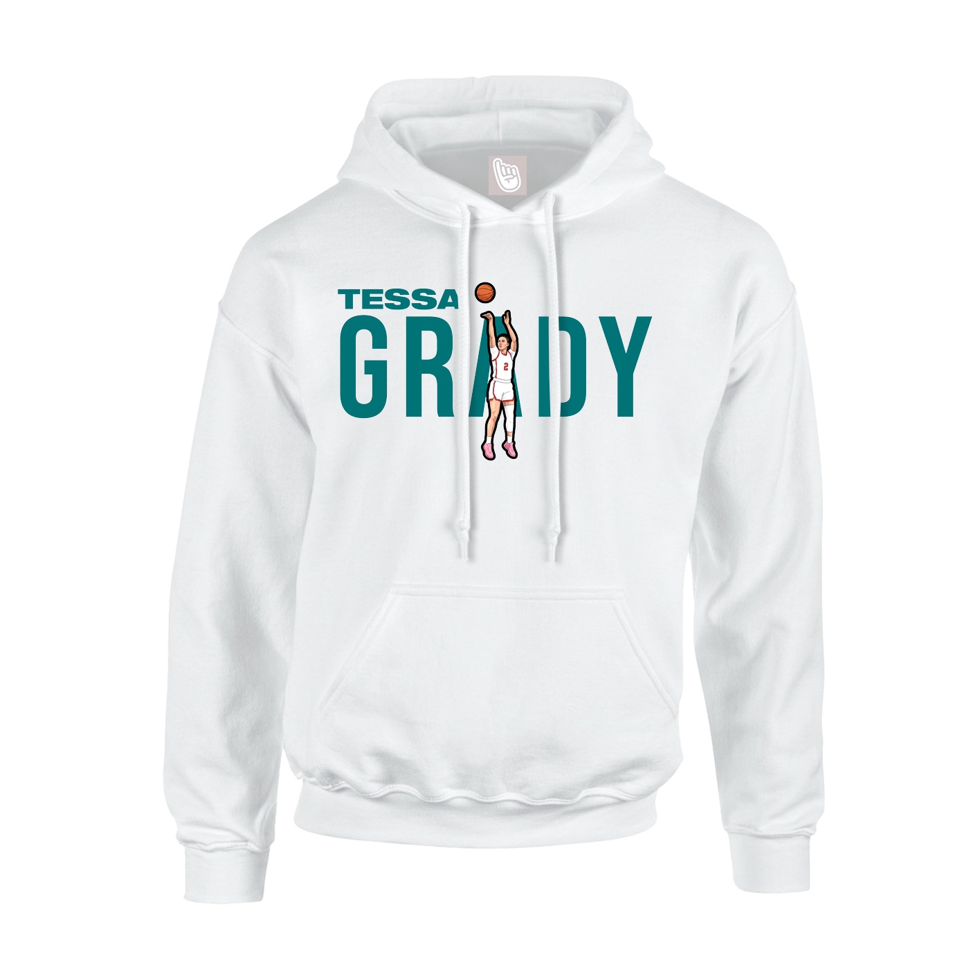 Hoodie — Player Name in White