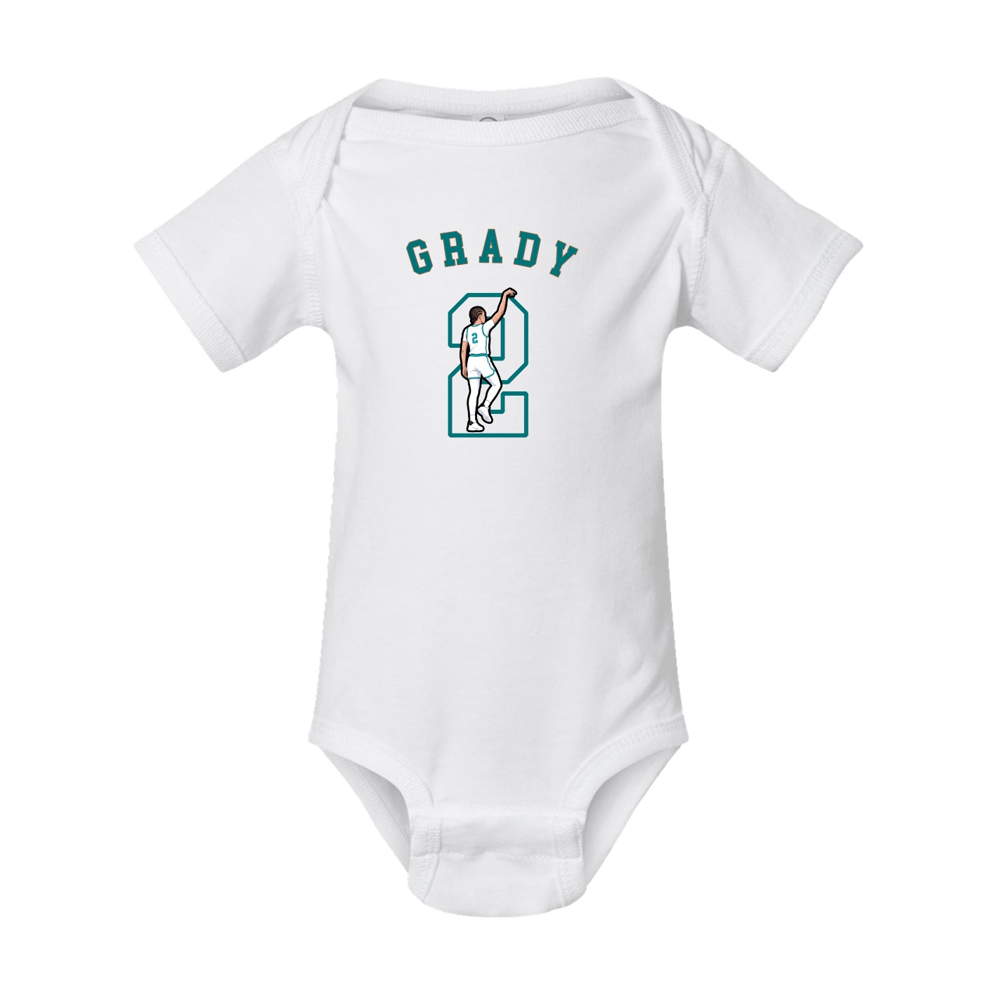Baby Onesie — Shirsey Arch in White