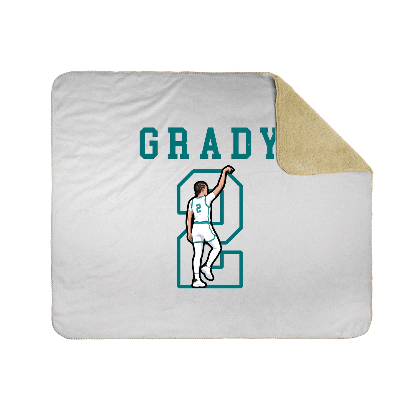 Throw Blanket — Shirsey in White