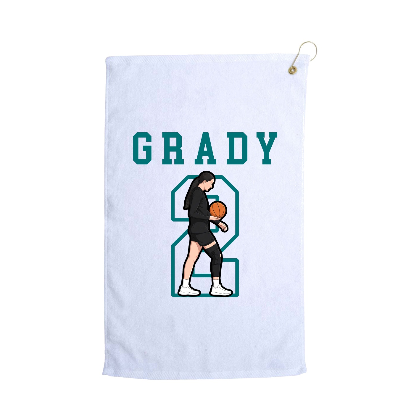 Golf Towel — Shirsey in White