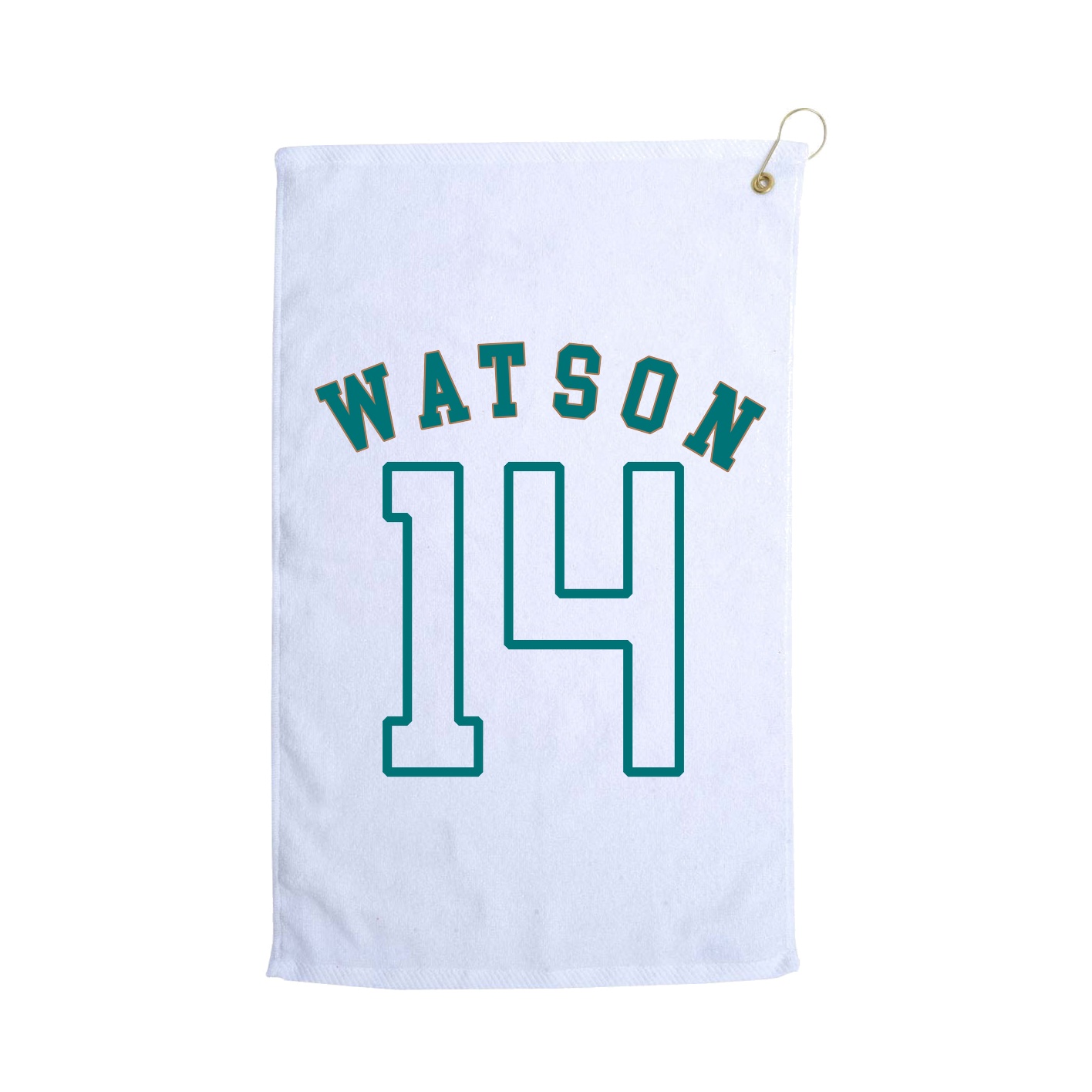 Golf Towel — Shirsey Arch in White