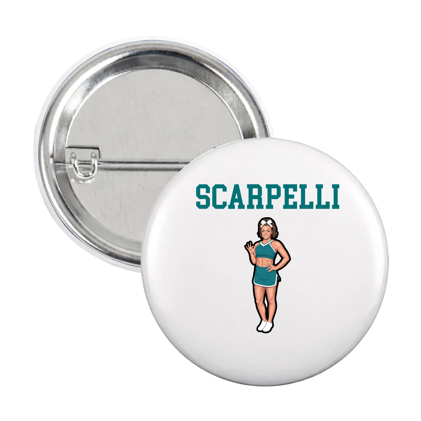 Game Day Button — Shirsey in White