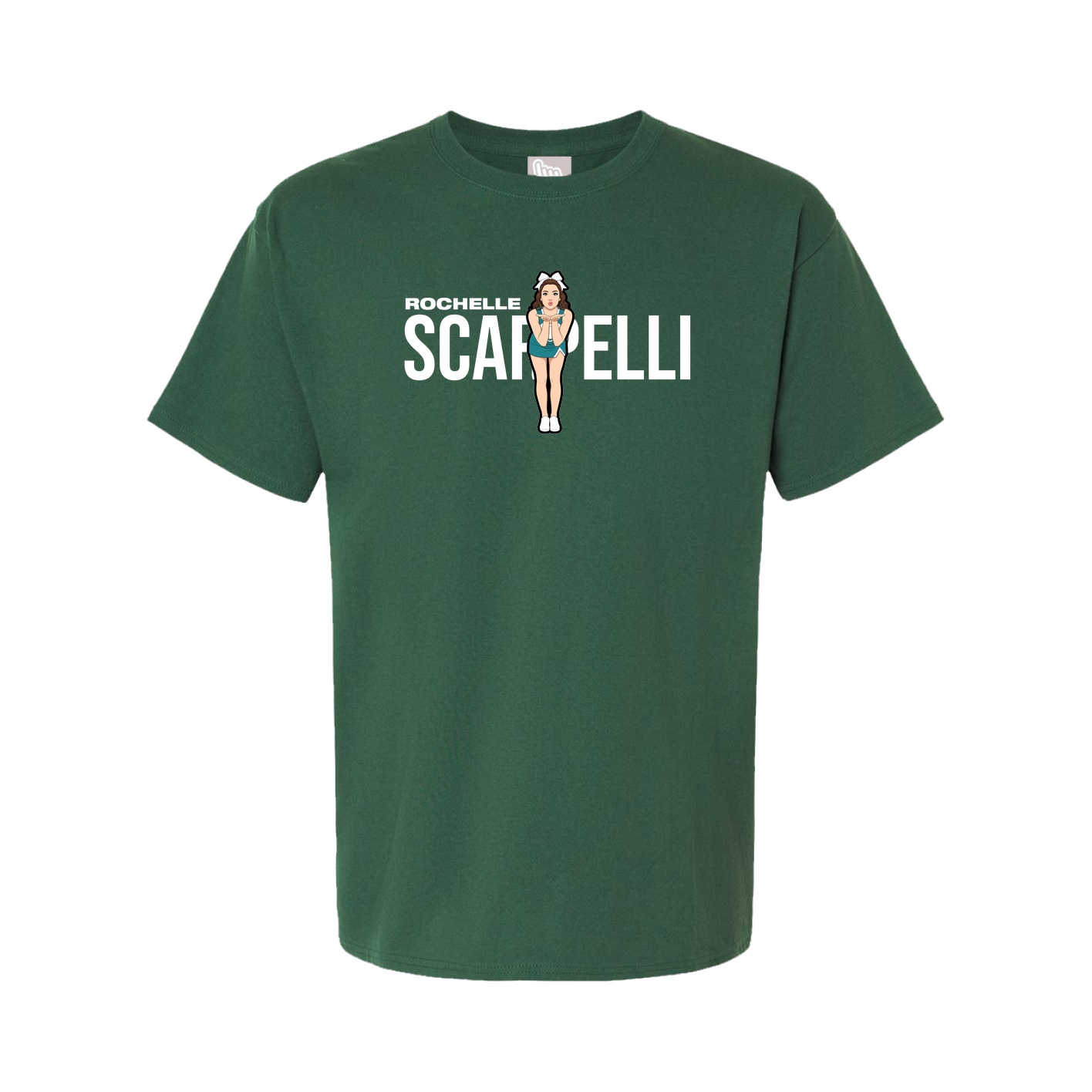 Youth Tee — Player Name in Green