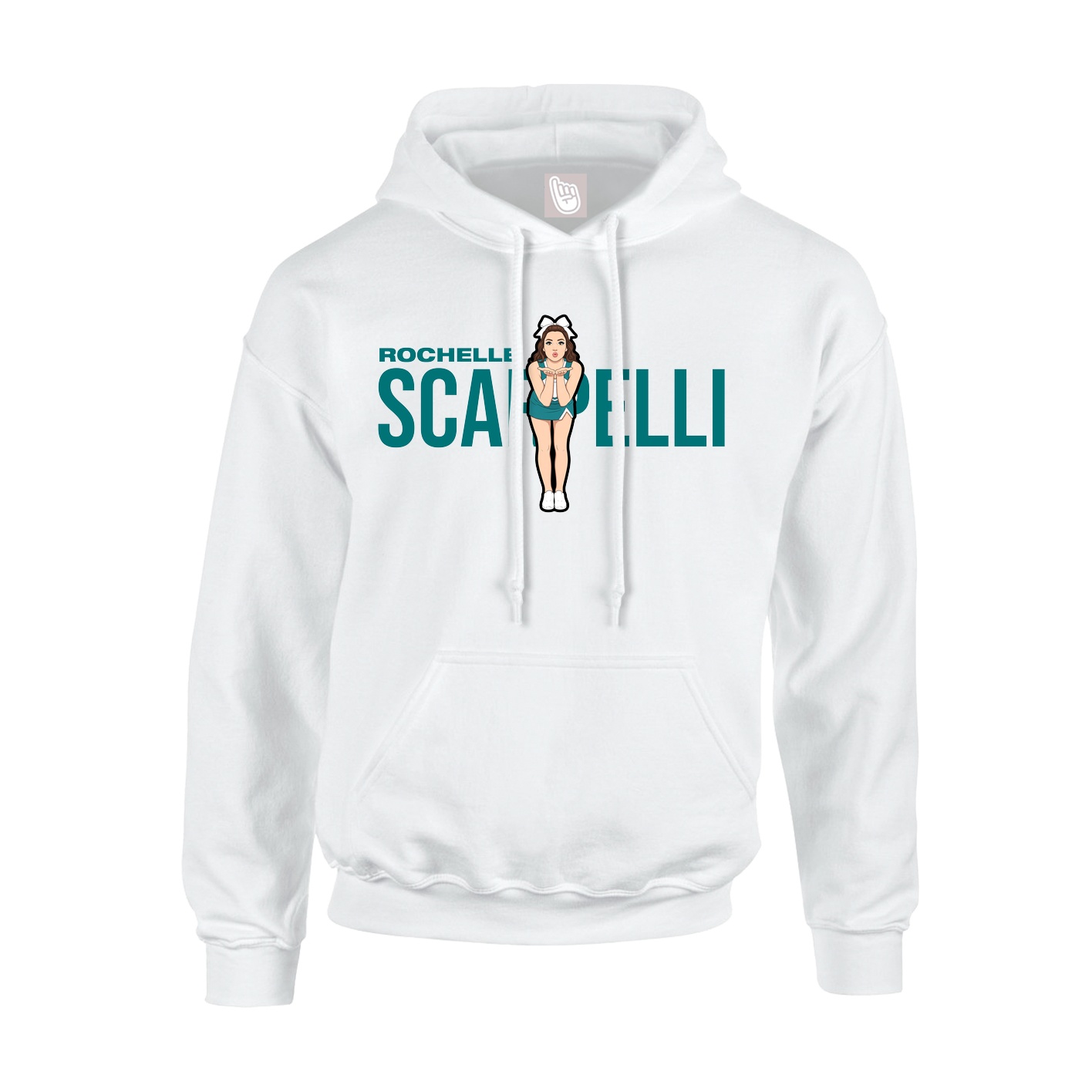 Youth Hoodie — Player Name in White
