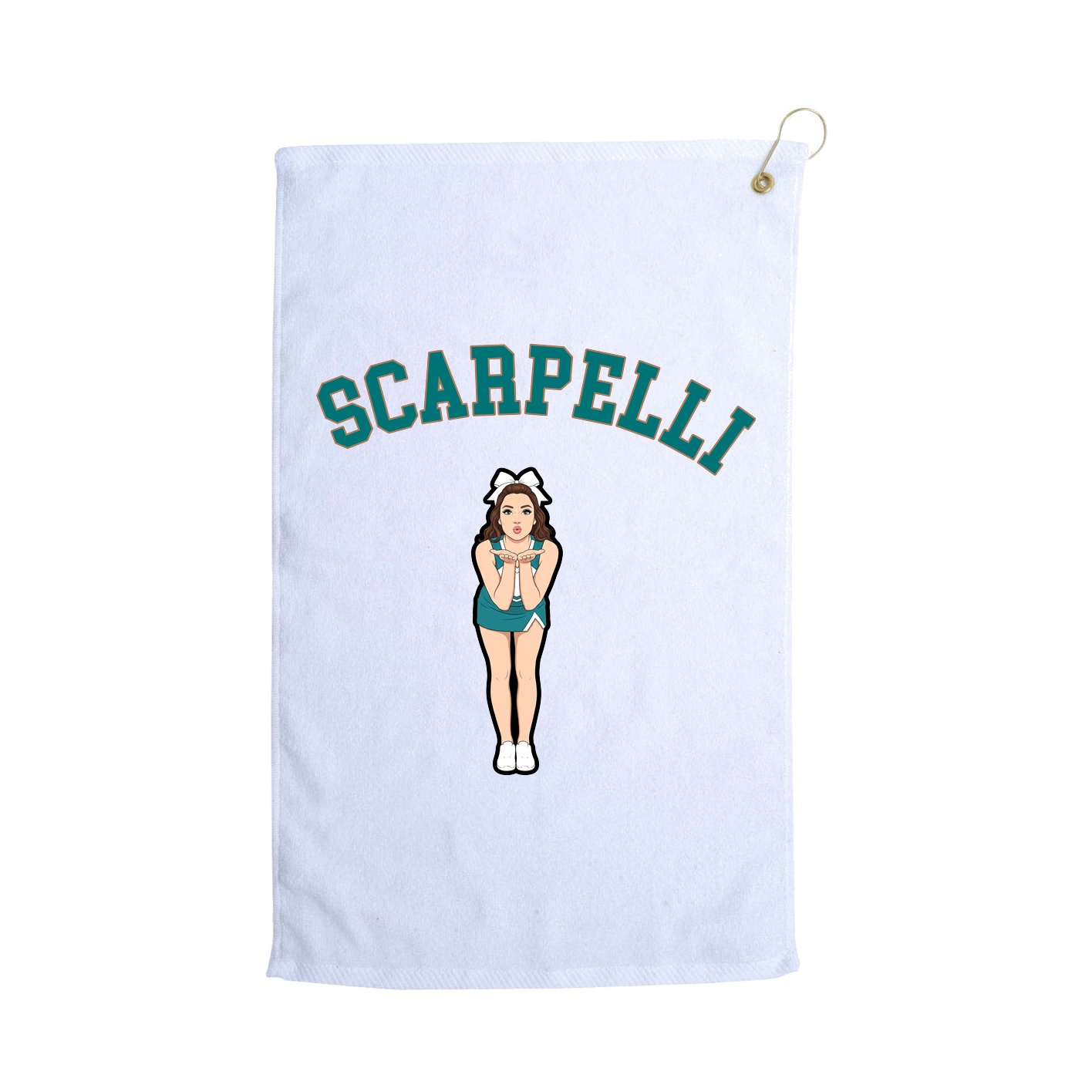 Golf Towel — Shirsey Arch in White