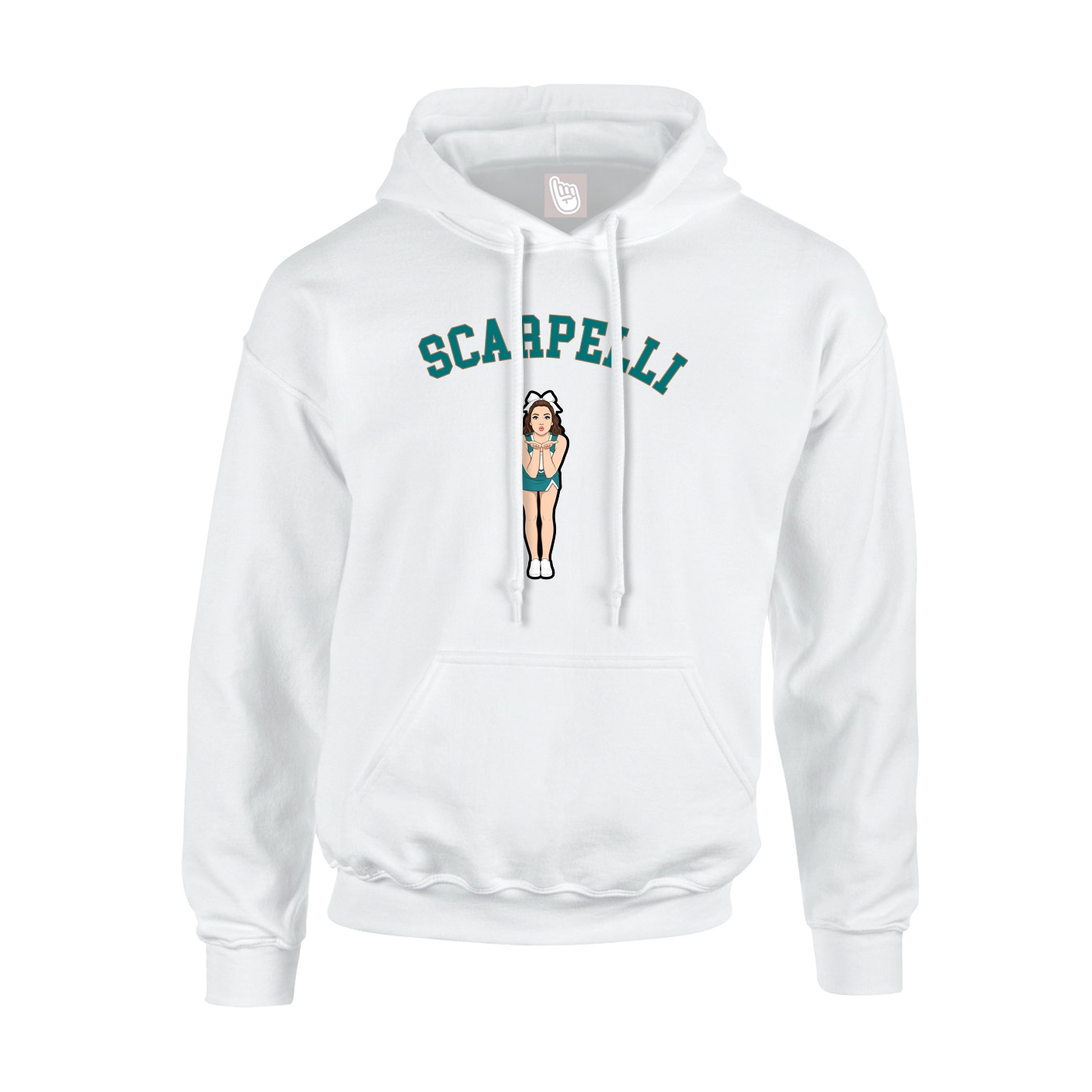 Hoodie — Shirsey Arch in White