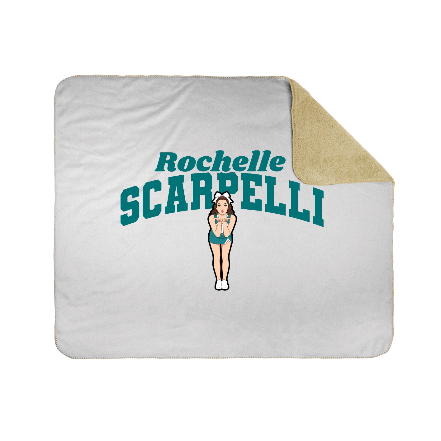 Throw Blanket — Signature Arch in White