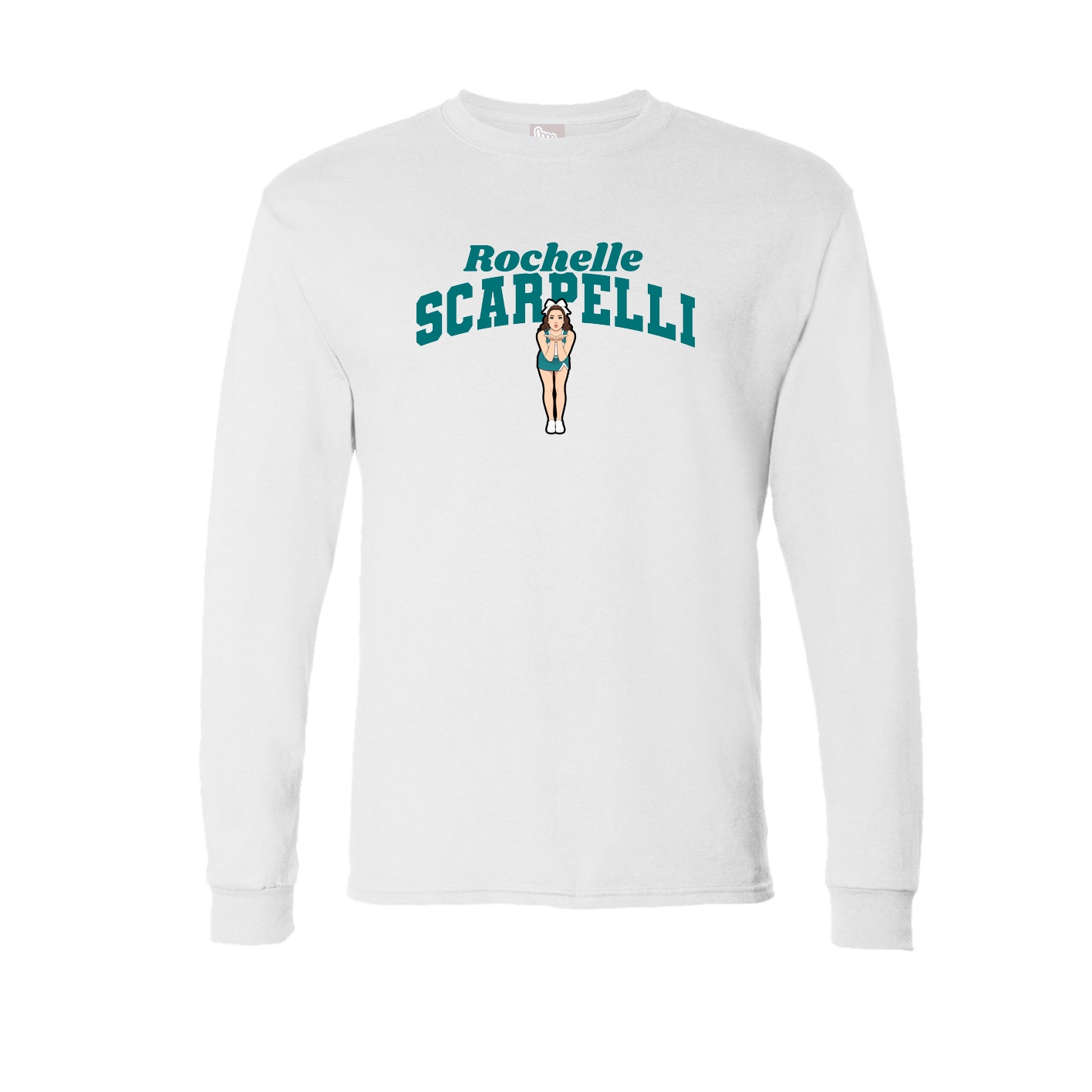 Long Sleeve Tee — Signature Arch in White