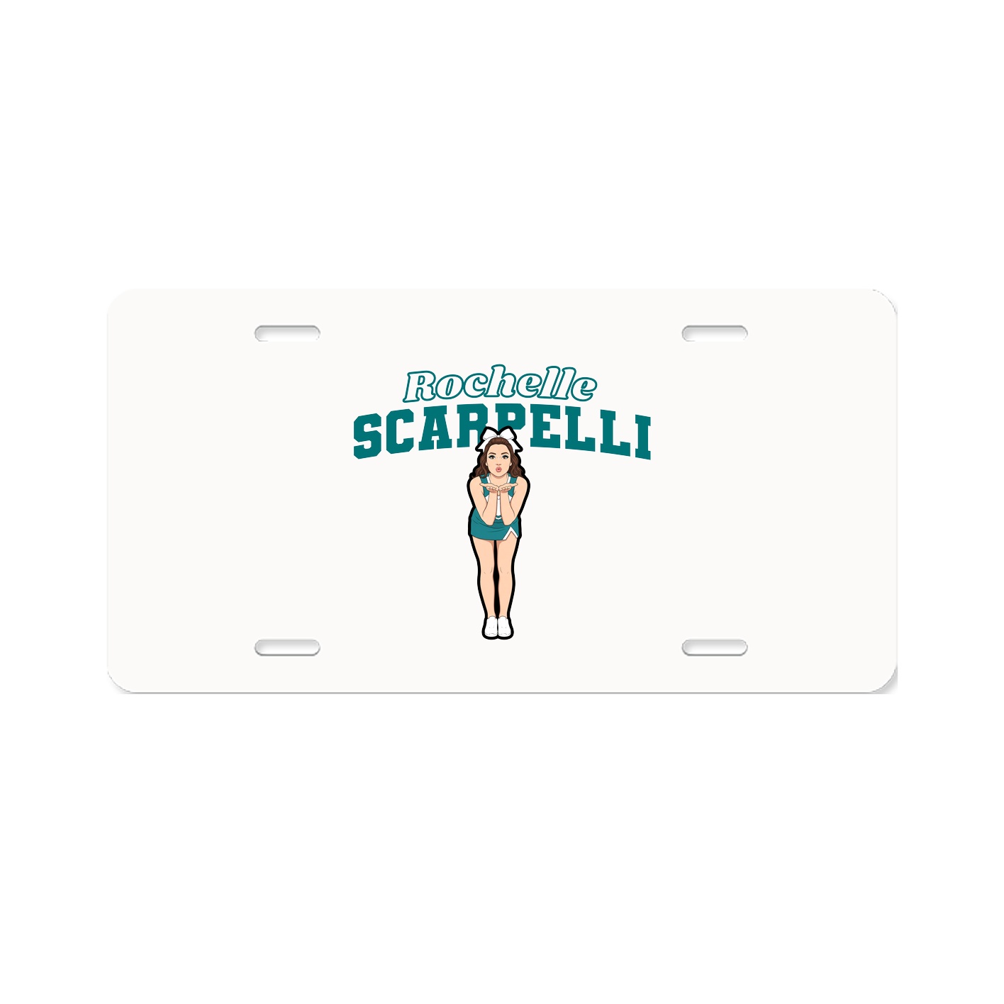 License Plate — Name Arch in Classic