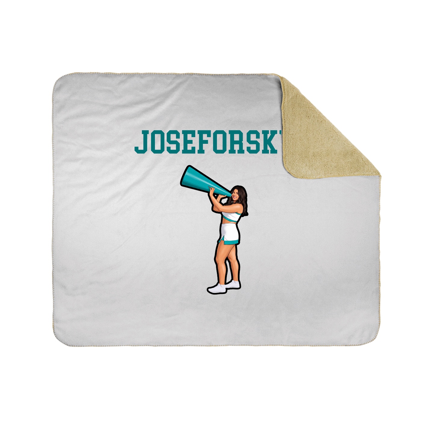 Throw Blanket — Shirsey in White