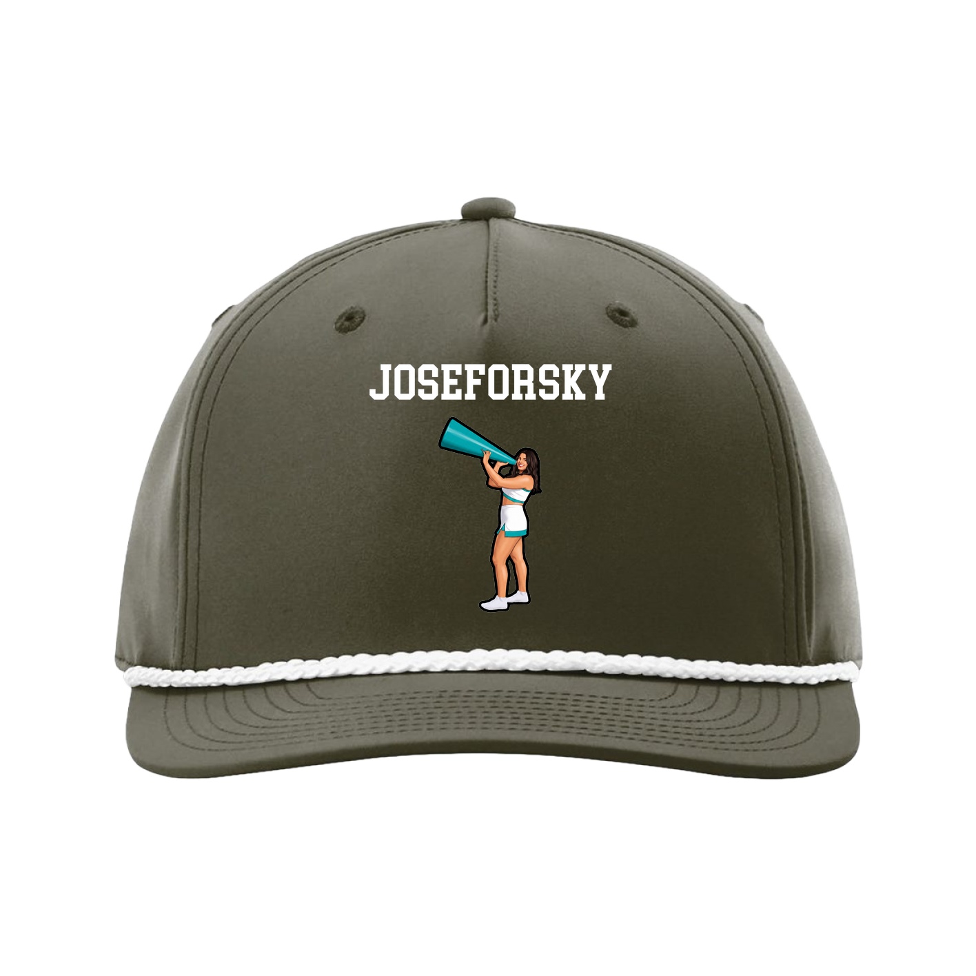 Five-Panel Classic Rope Cap — Shirsey in Green