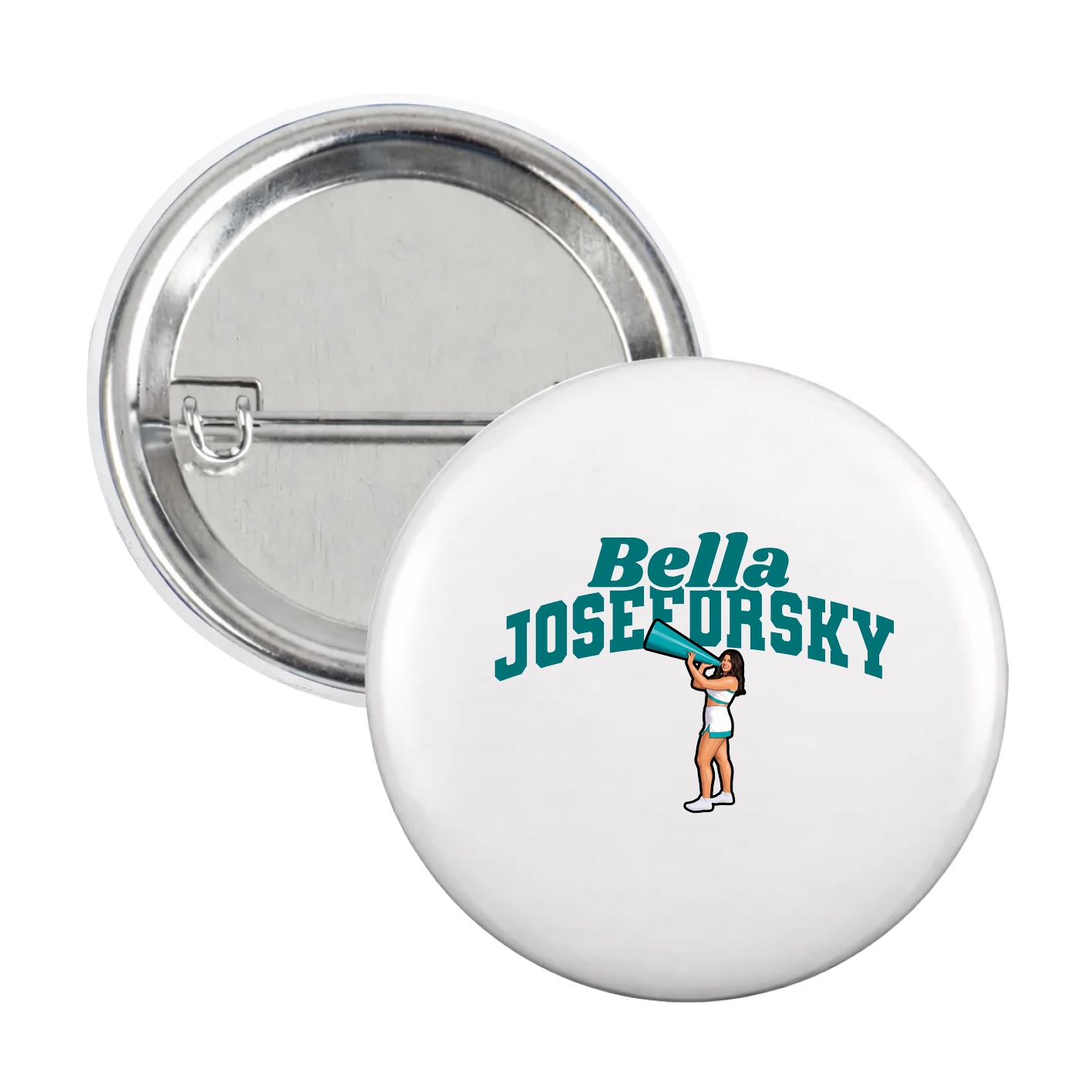 Game Day Button — Signature Arch in White