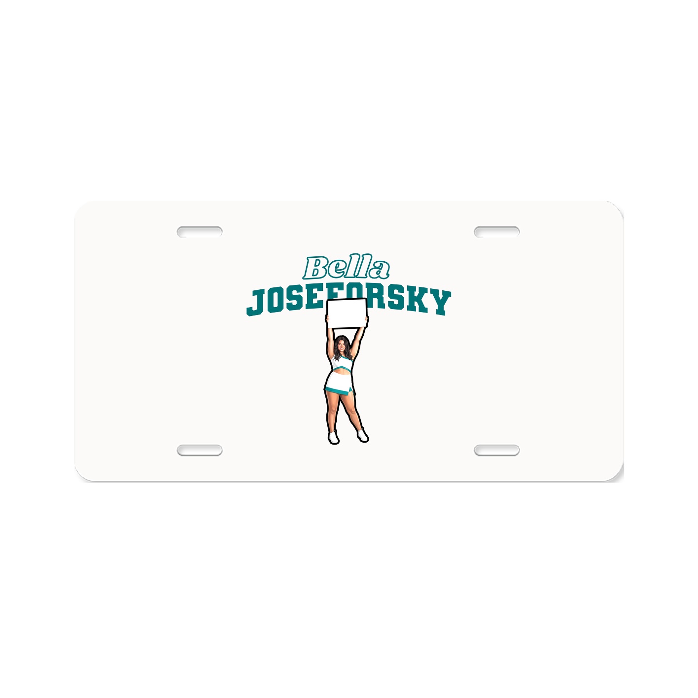 License Plate — Name Arch in Classic