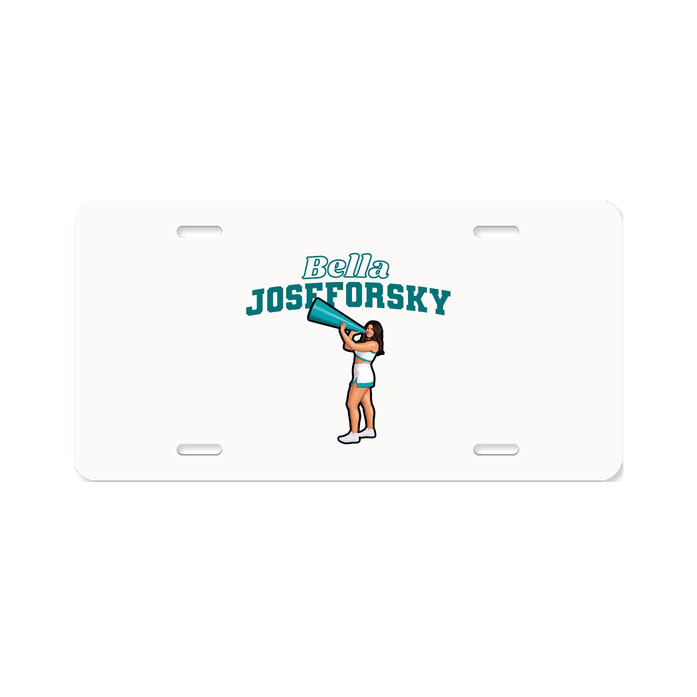 License Plate — Name Arch in Classic