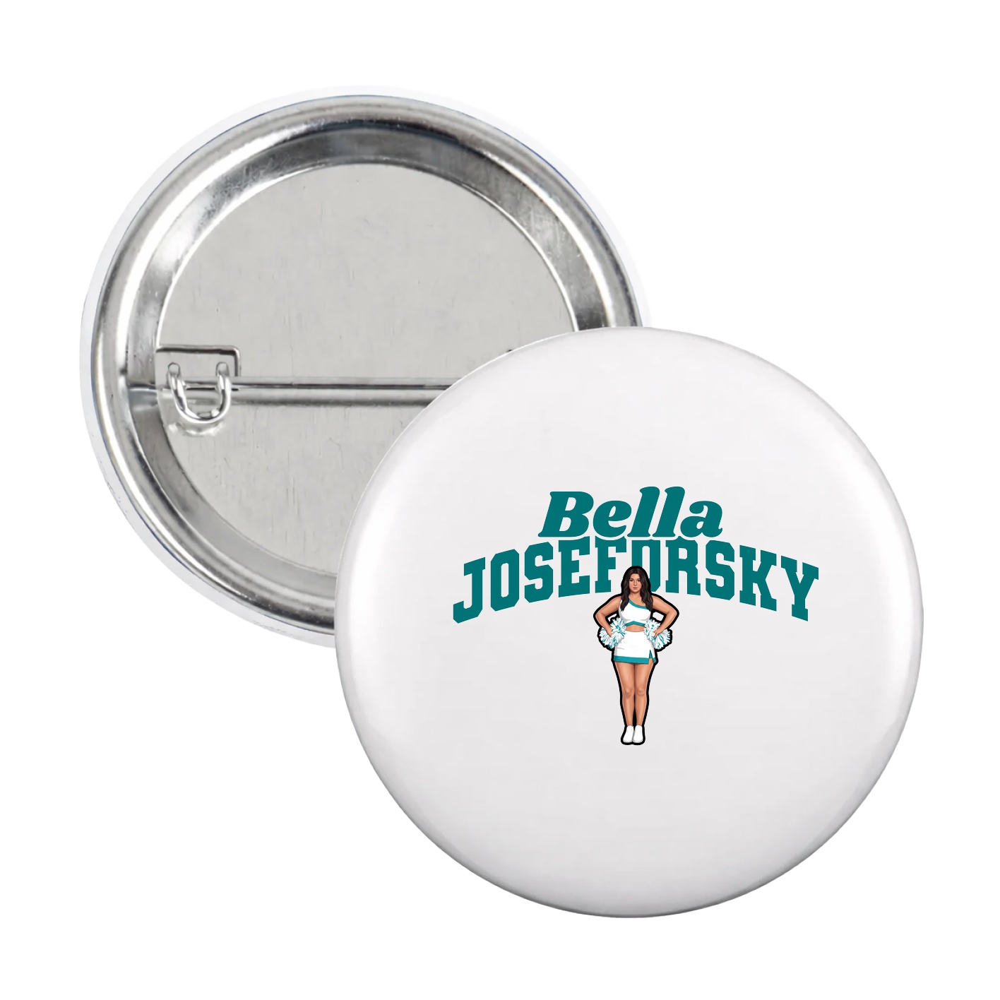 Game Day Button — Signature Arch in White