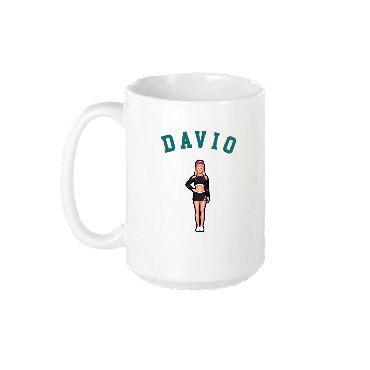15oz Coffee Mug — Shirsey Arch in White