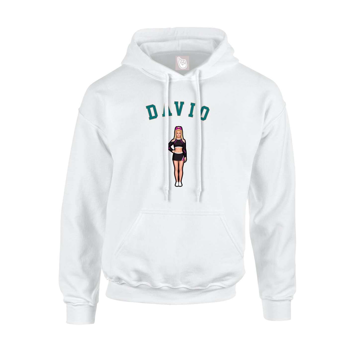 Hoodie — Shirsey Arch in White